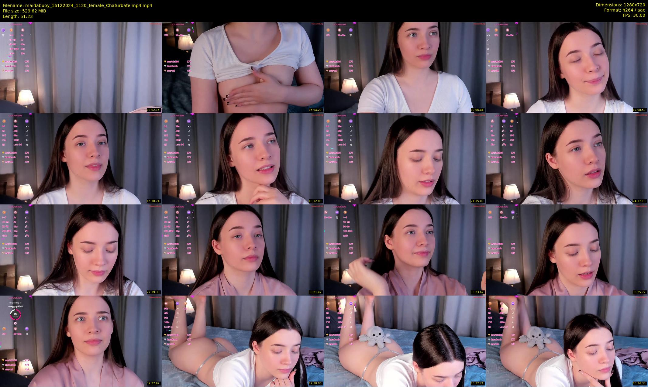 maidabuoy — 52 minute Chaturbate female cam show recording, 720p, Dec 16, 2024