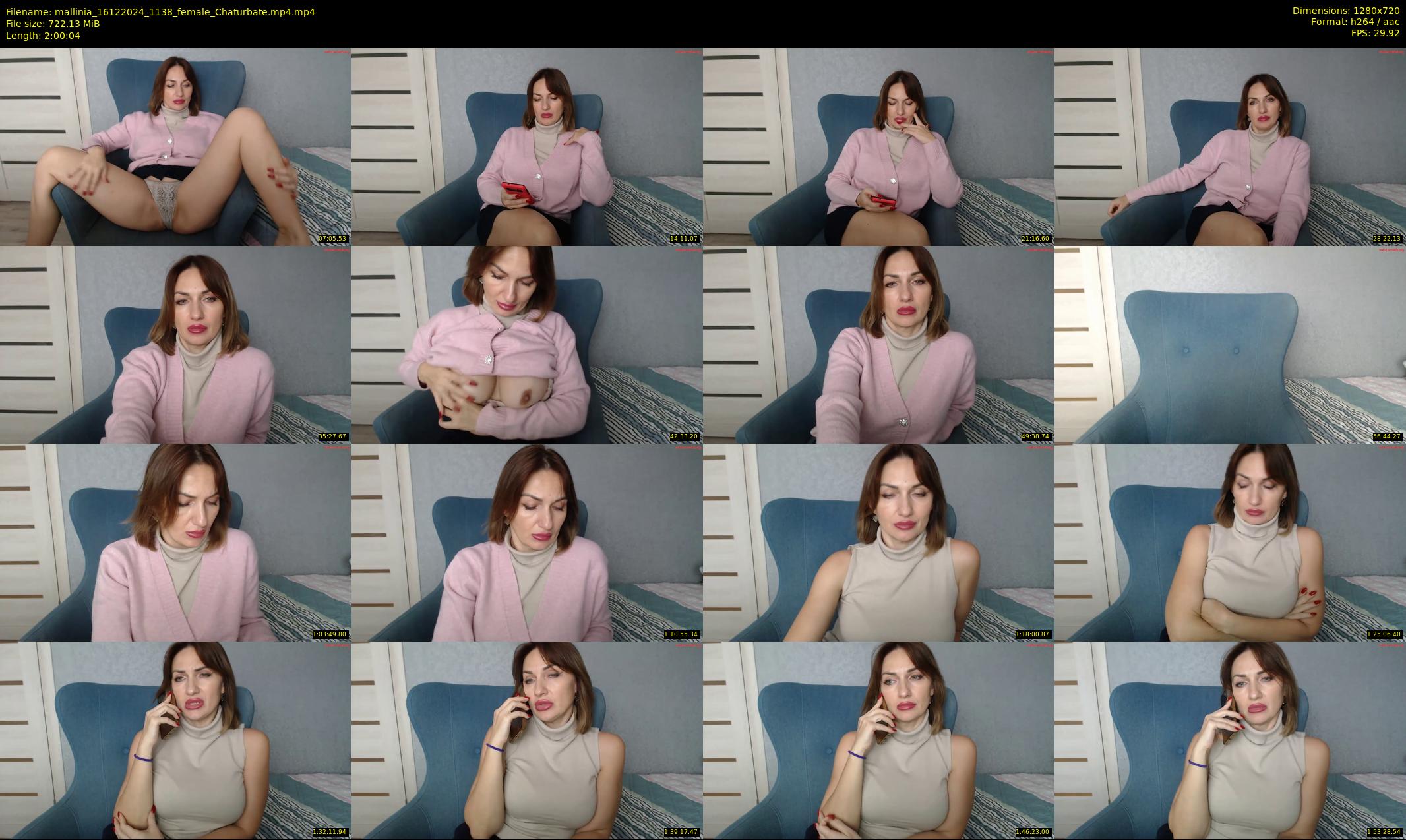 mallinia — 121 minute Chaturbate female cam show recording, 720p, Dec 16, 2024