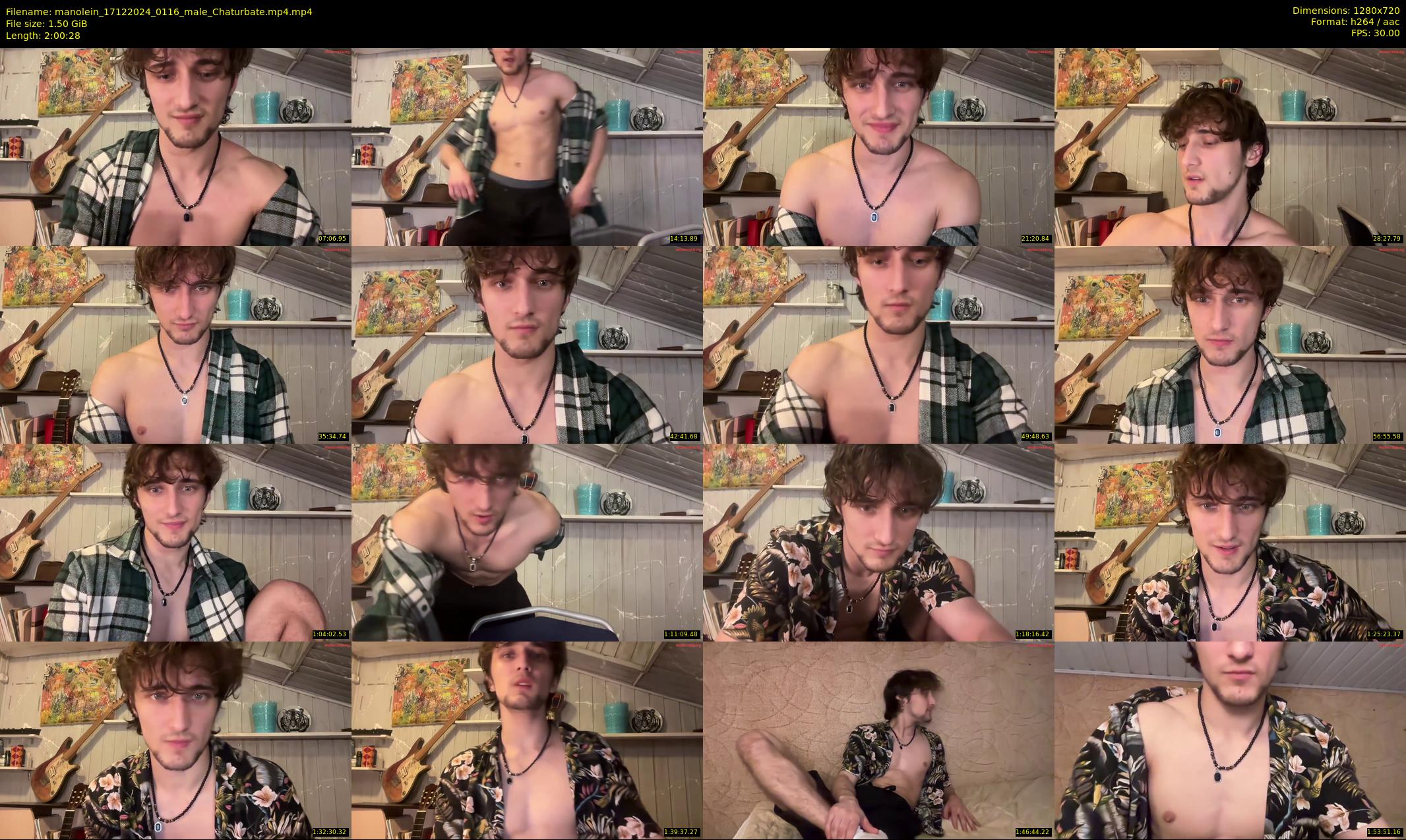 manolein — 121 minute Chaturbate male cam show recording, 720p, Dec 17, 2024