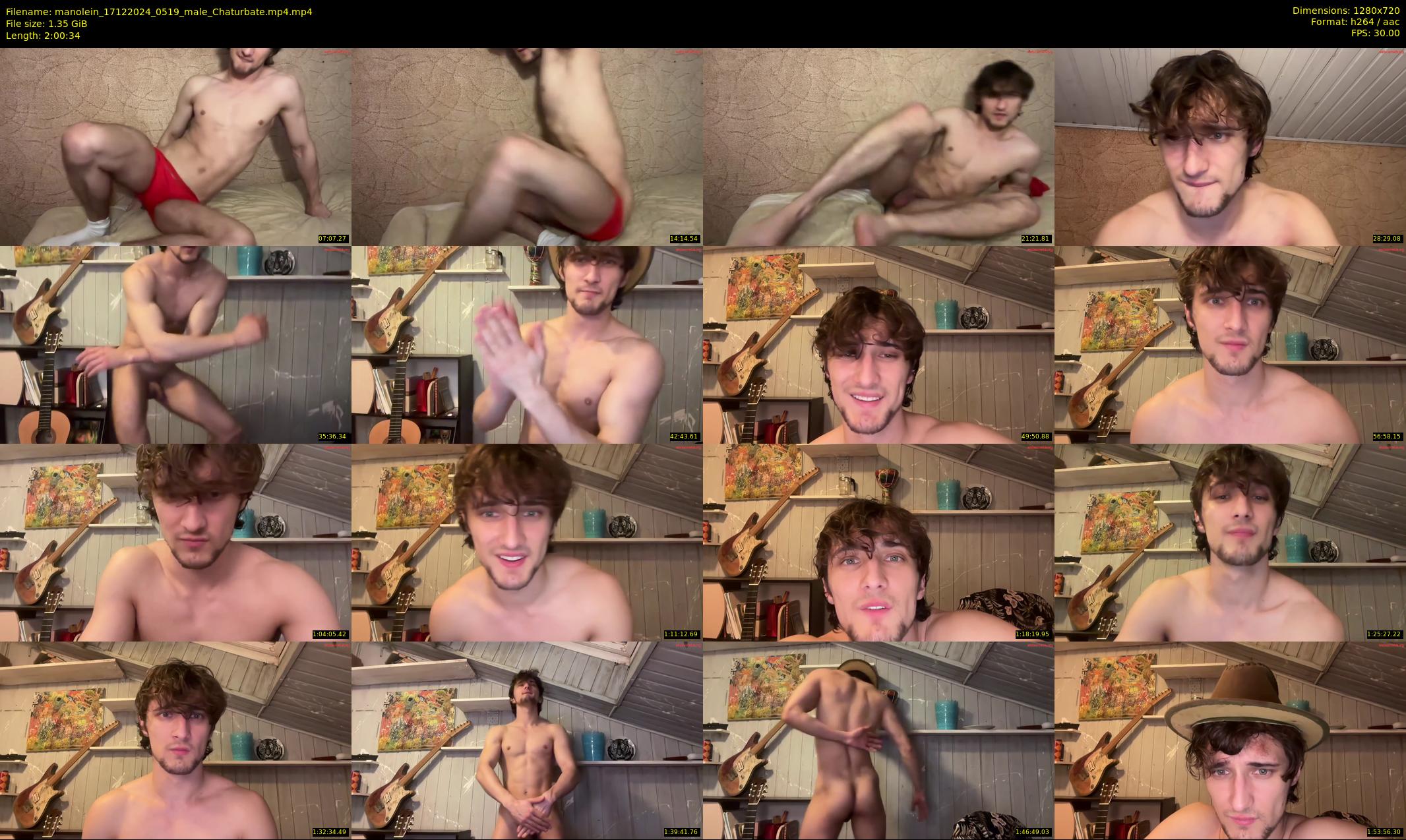 manolein — 121 minute Chaturbate male cam show recording, 720p, Dec 17, 2024
