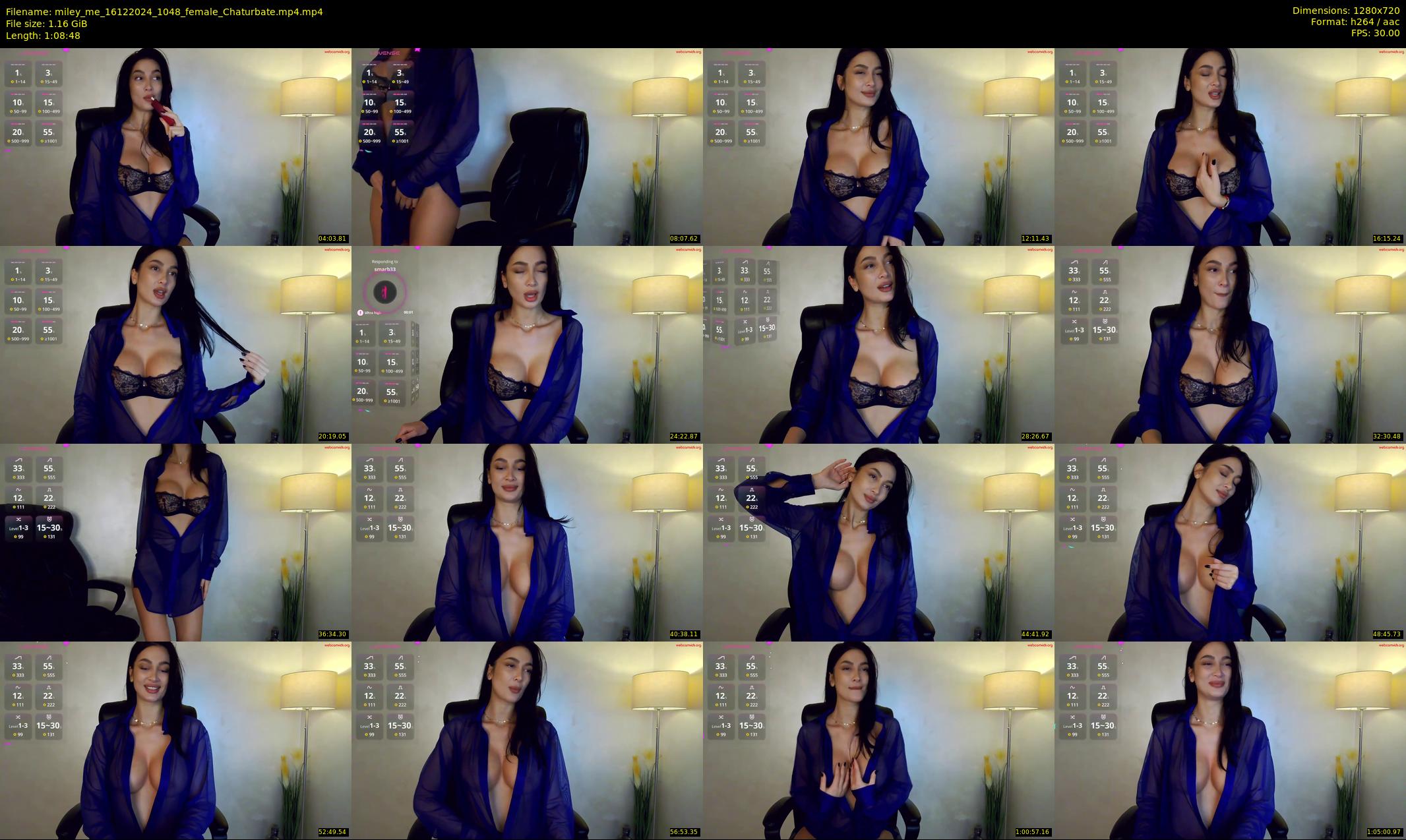 miley_me — 69 minute Chaturbate female cam show recording, 720p, Dec 16, 2024
