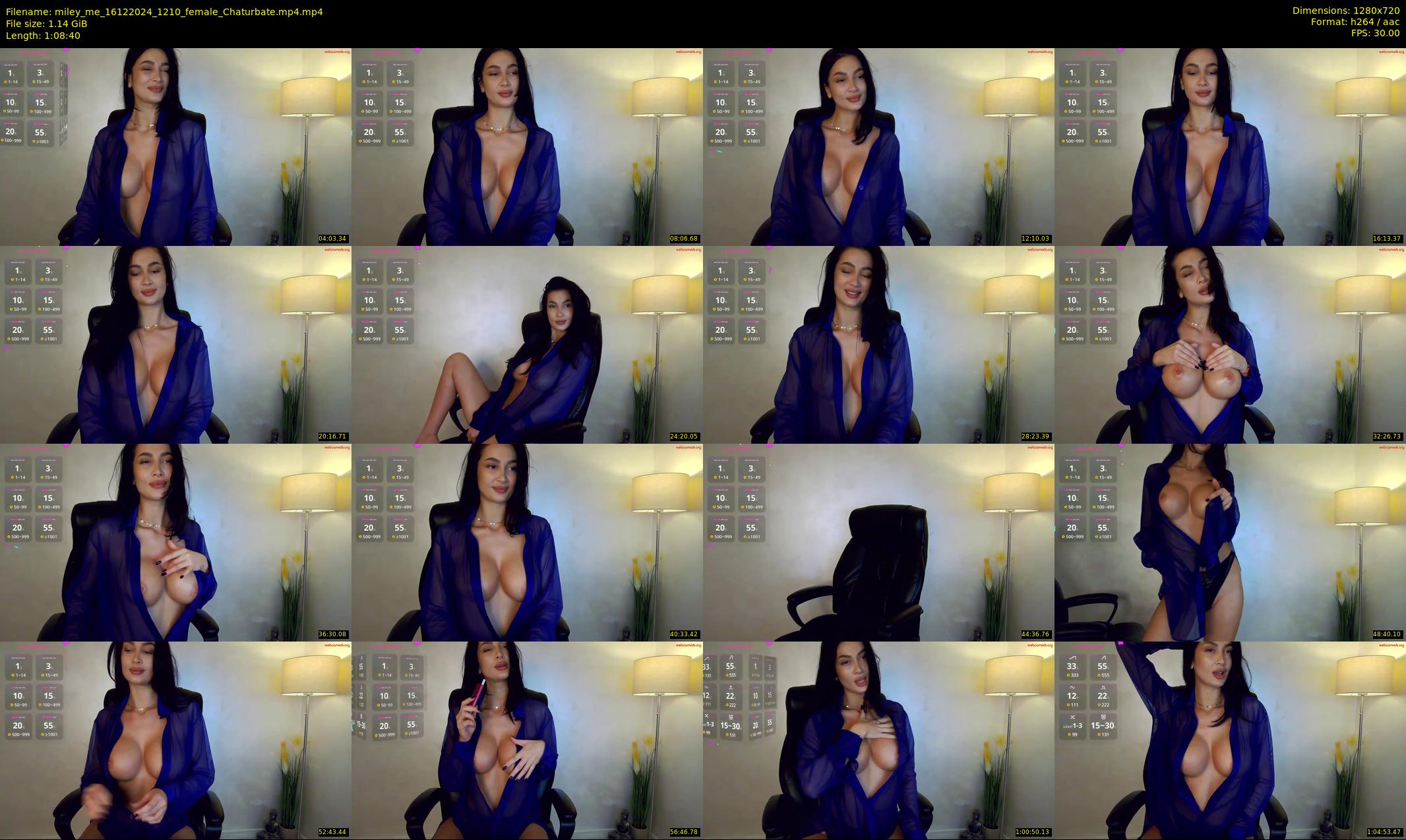 miley_me — 69 minute Chaturbate female cam show recording, 720p, Dec 16, 2024