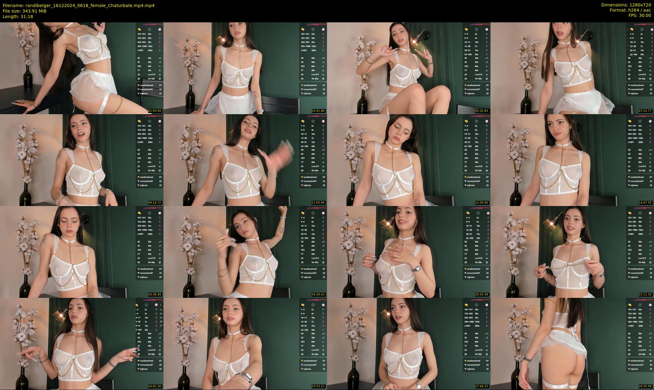 randibelger — 32 minute Chaturbate female cam show recording, 720p, Dec 16, 2024