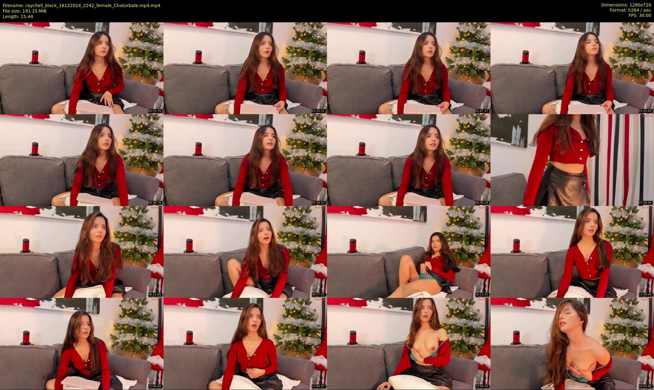 raychell_black — 16 minute Chaturbate female cam show recording, 720p, Dec 16, 2024