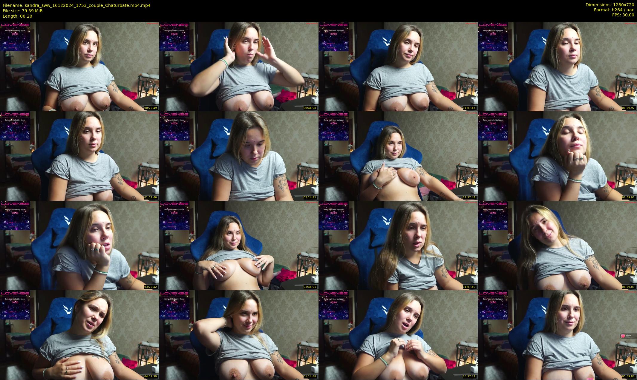 sandra_sww — 7 minute Chaturbate couple cam show recording, 720p, Dec 16, 2024