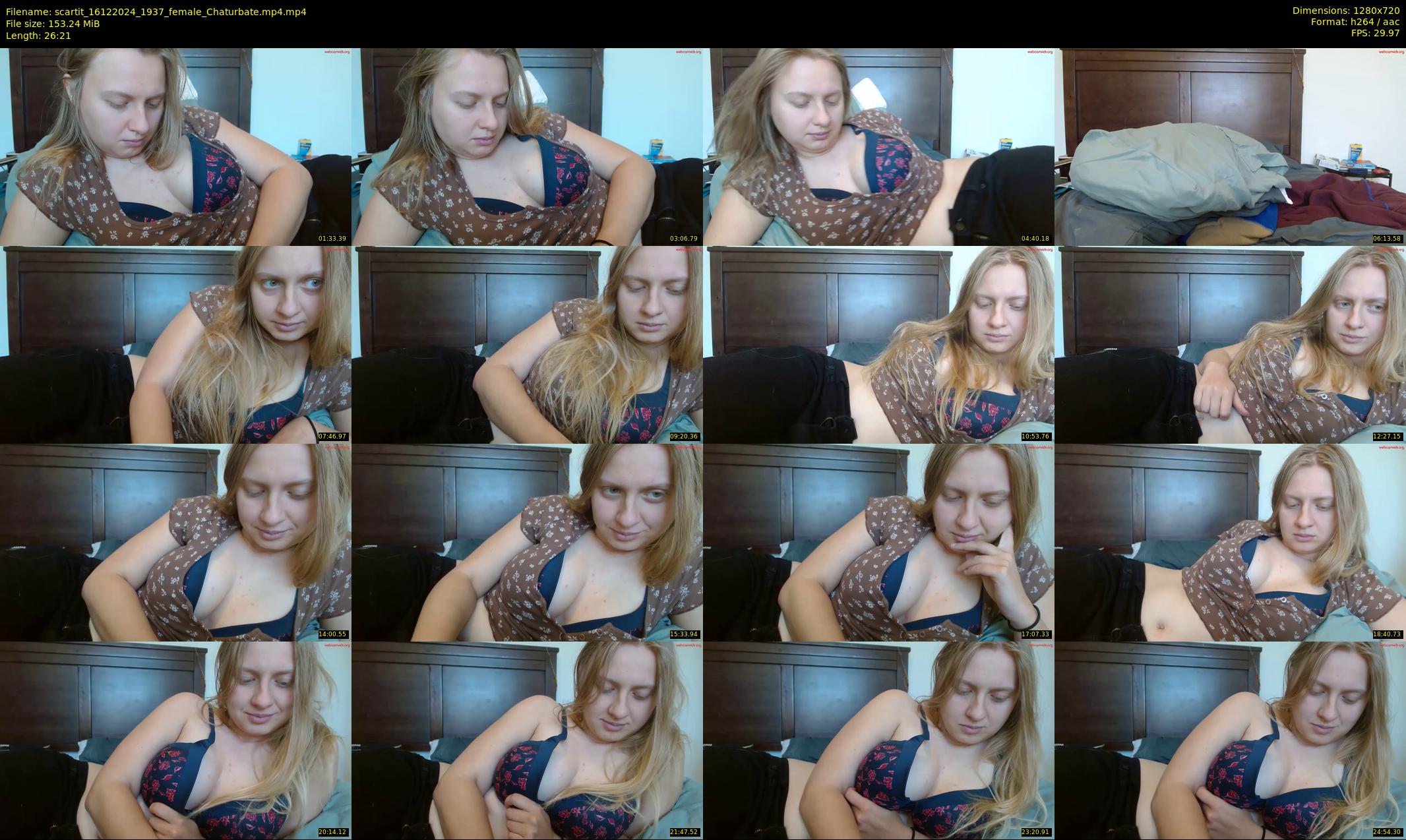 scartit — 27 minute Chaturbate female cam show recording, 720p, Dec 16, 2024