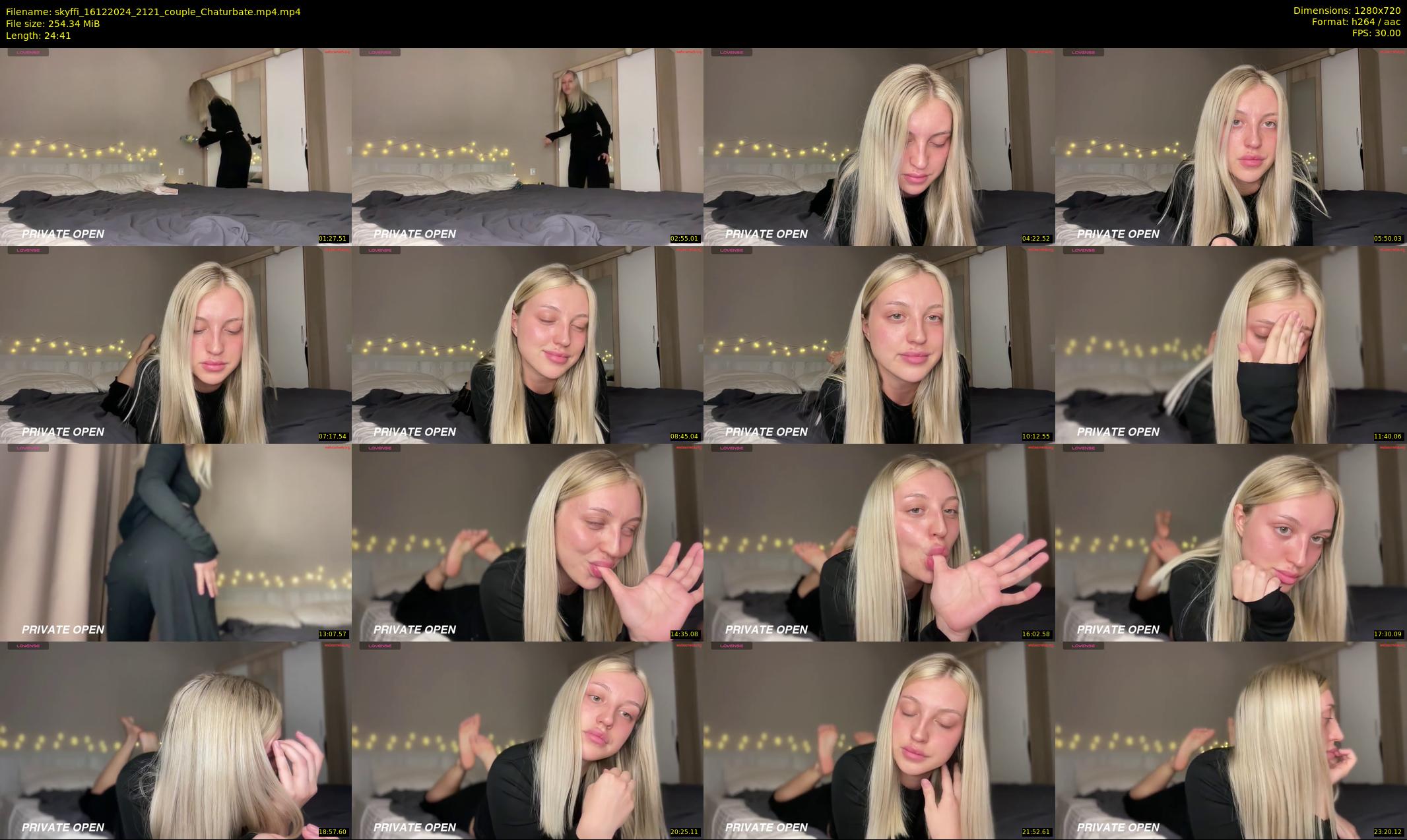 skyffi — 25 minute Chaturbate couple cam show recording, 720p, Dec 16, 2024