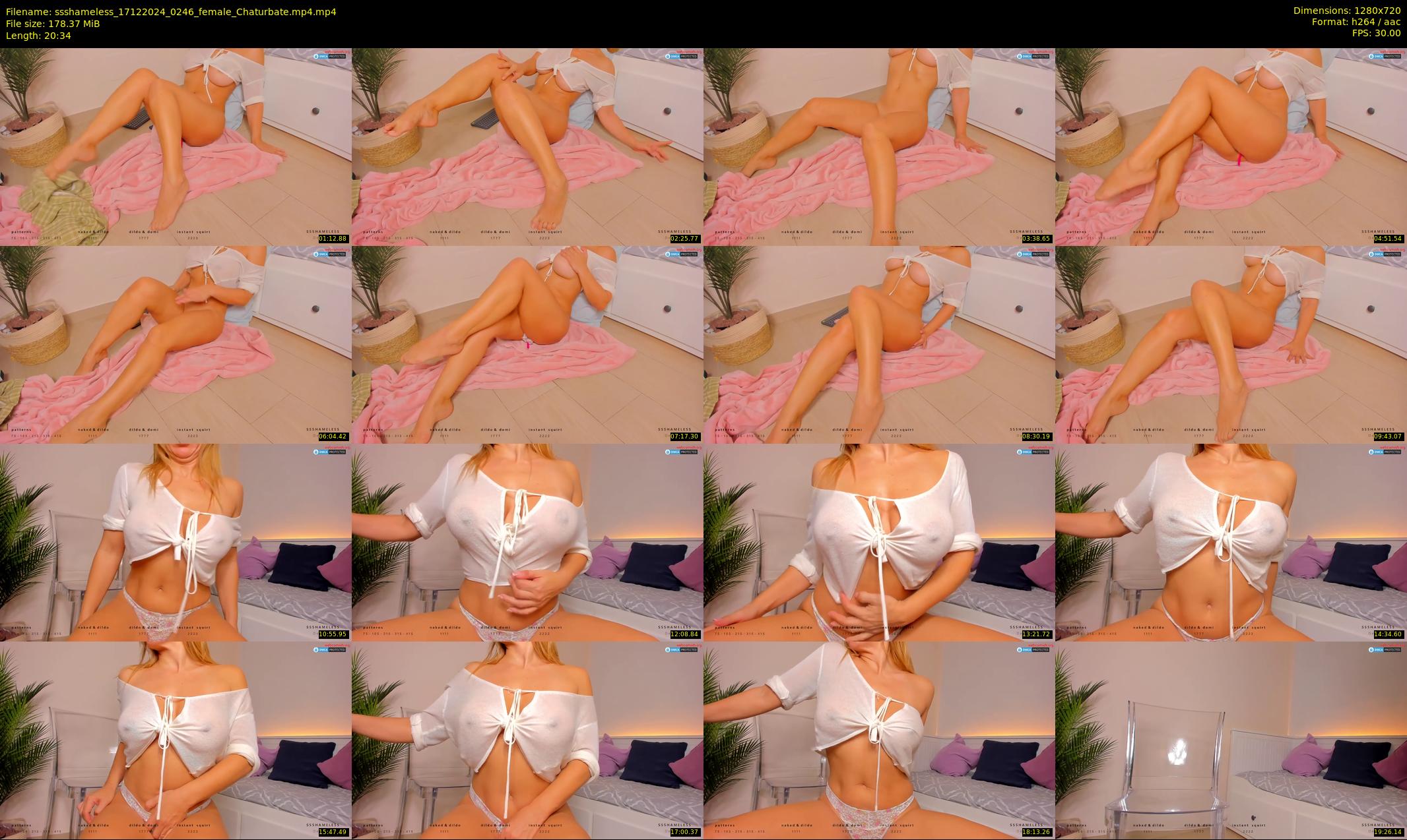 ssshameless — 21 minute Chaturbate female cam show recording, 720p, Dec 17, 2024