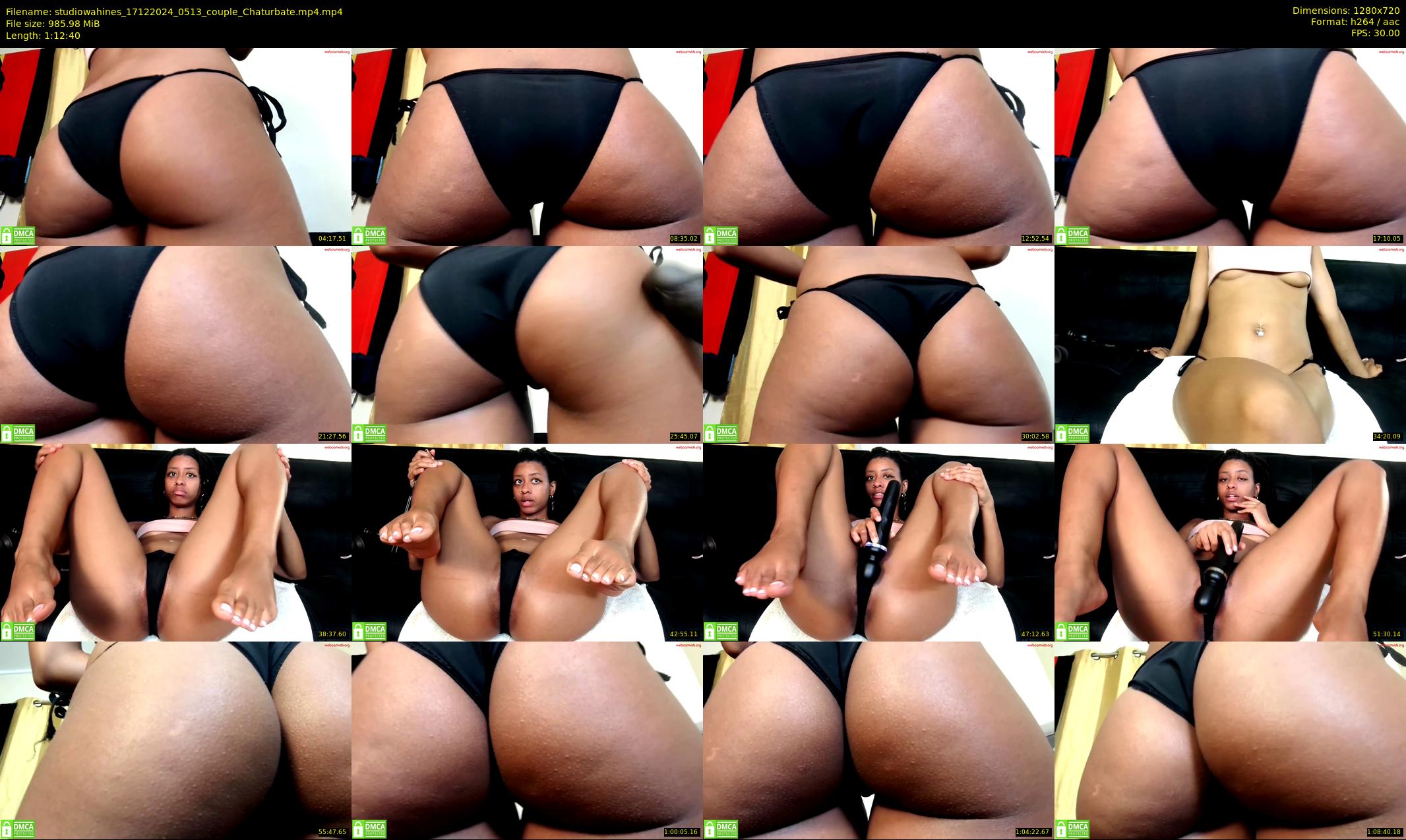 studiowahines — 73 minute Chaturbate couple cam show recording, 720p, Dec 17, 2024