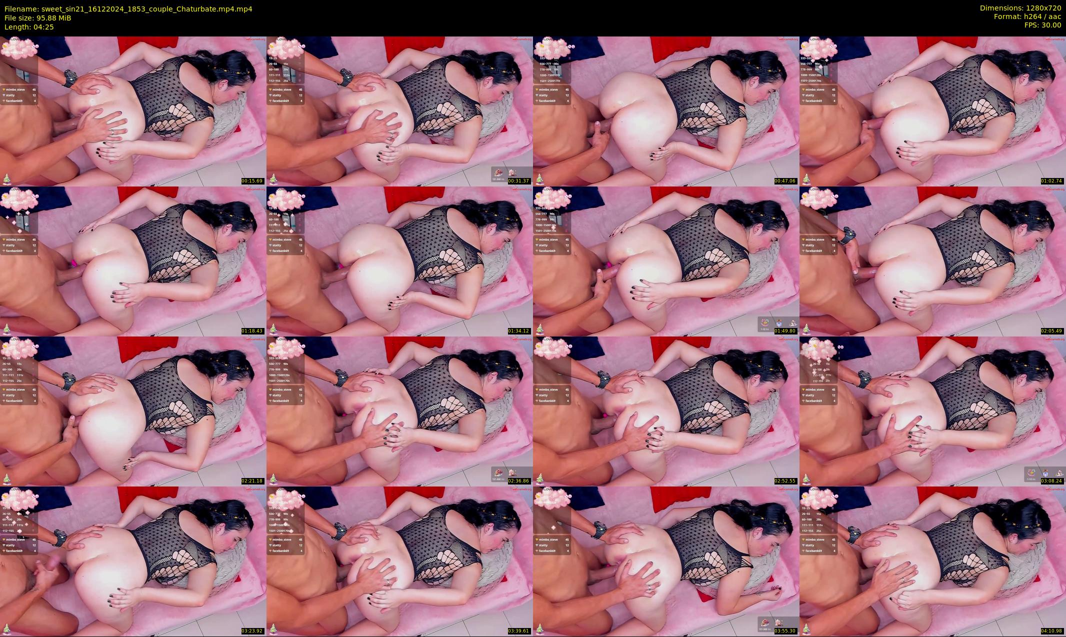 sweet_sin21 — 5 minute Chaturbate couple cam show recording, 720p, Dec 16, 2024