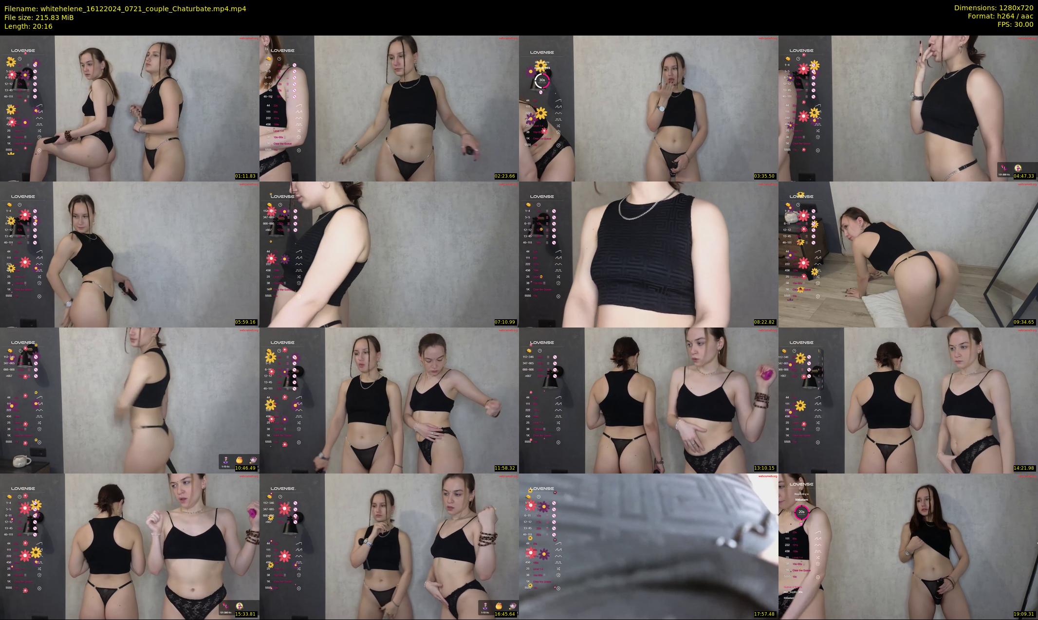 whitehelene — 21 minute Chaturbate female cam show recording, 720p, Dec 16, 2024