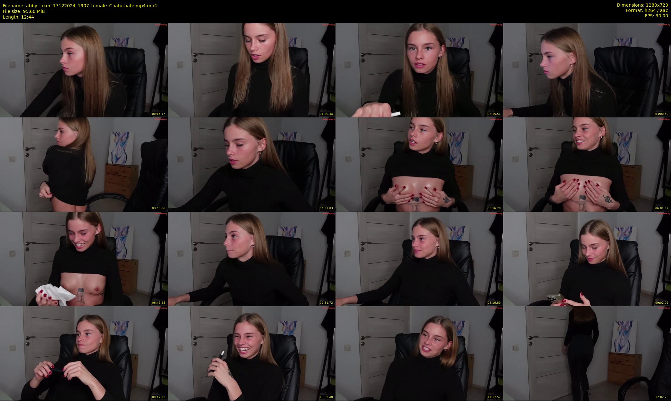 abby_laker — 13 minute Chaturbate female cam show recording, 720p, Dec 17, 2024