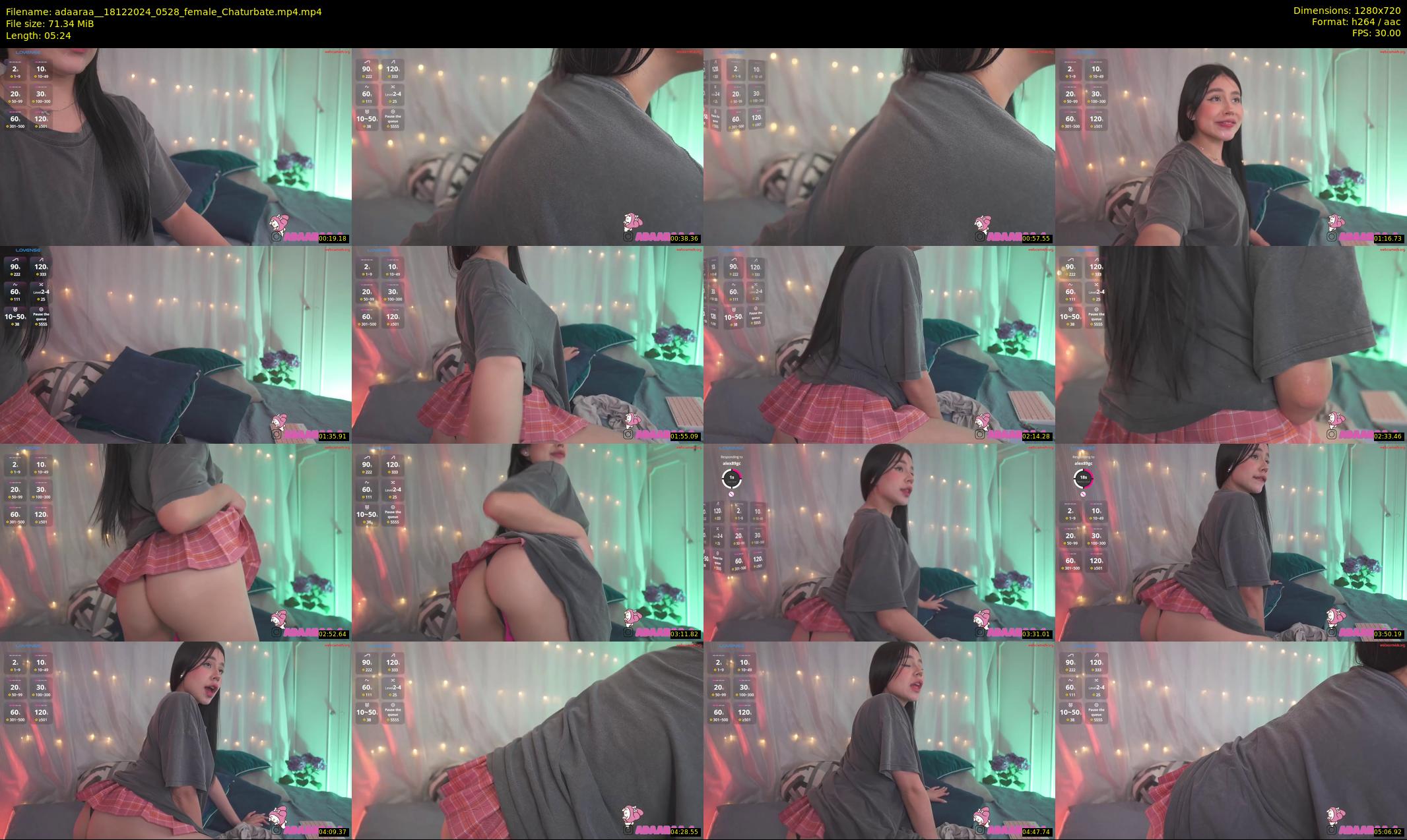 adaaraa_ — 6 minute Chaturbate female cam show recording, 720p, Dec 18, 2024