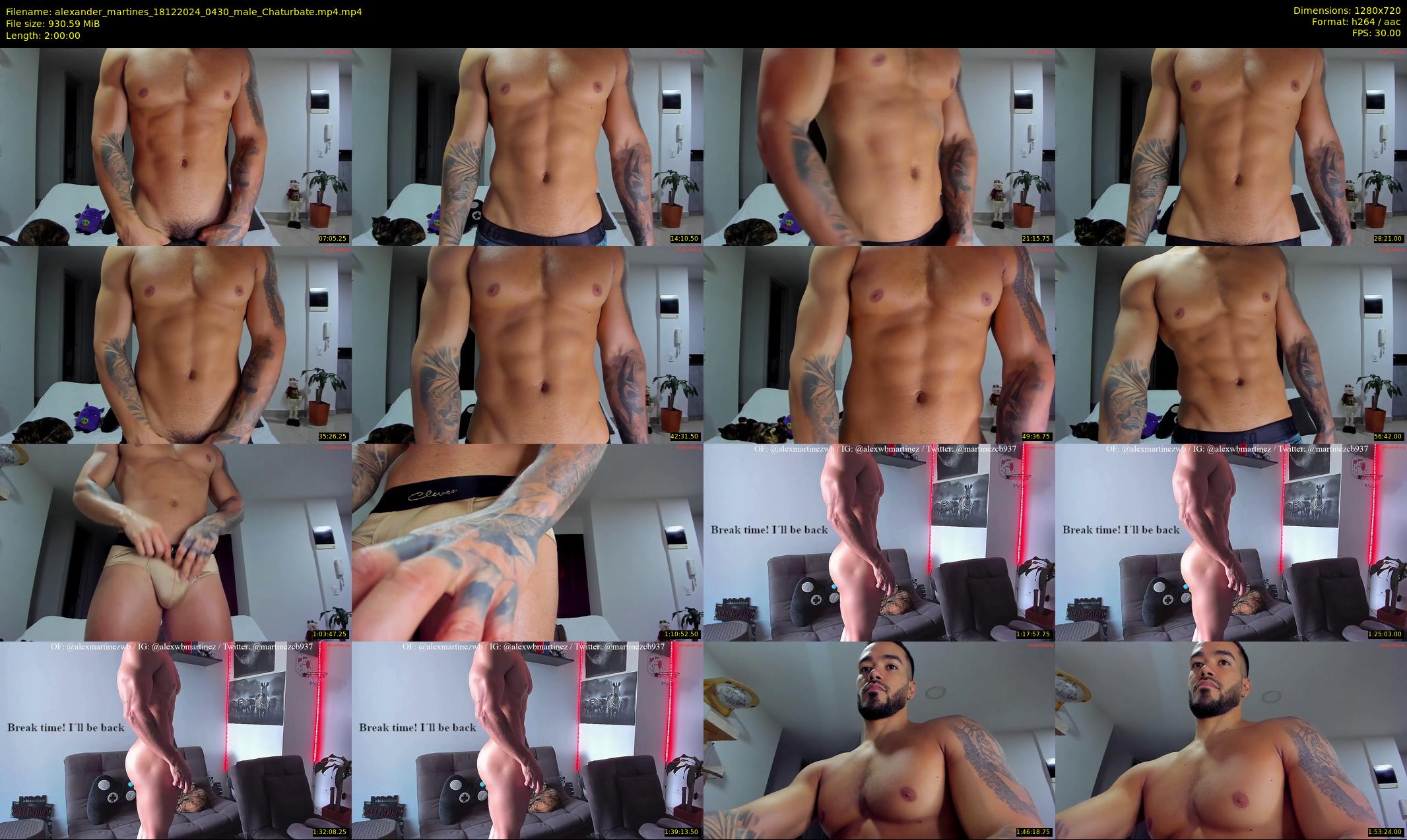 alexander_martines — 120 minute Chaturbate male cam show recording, 720p, Dec 18, 2024