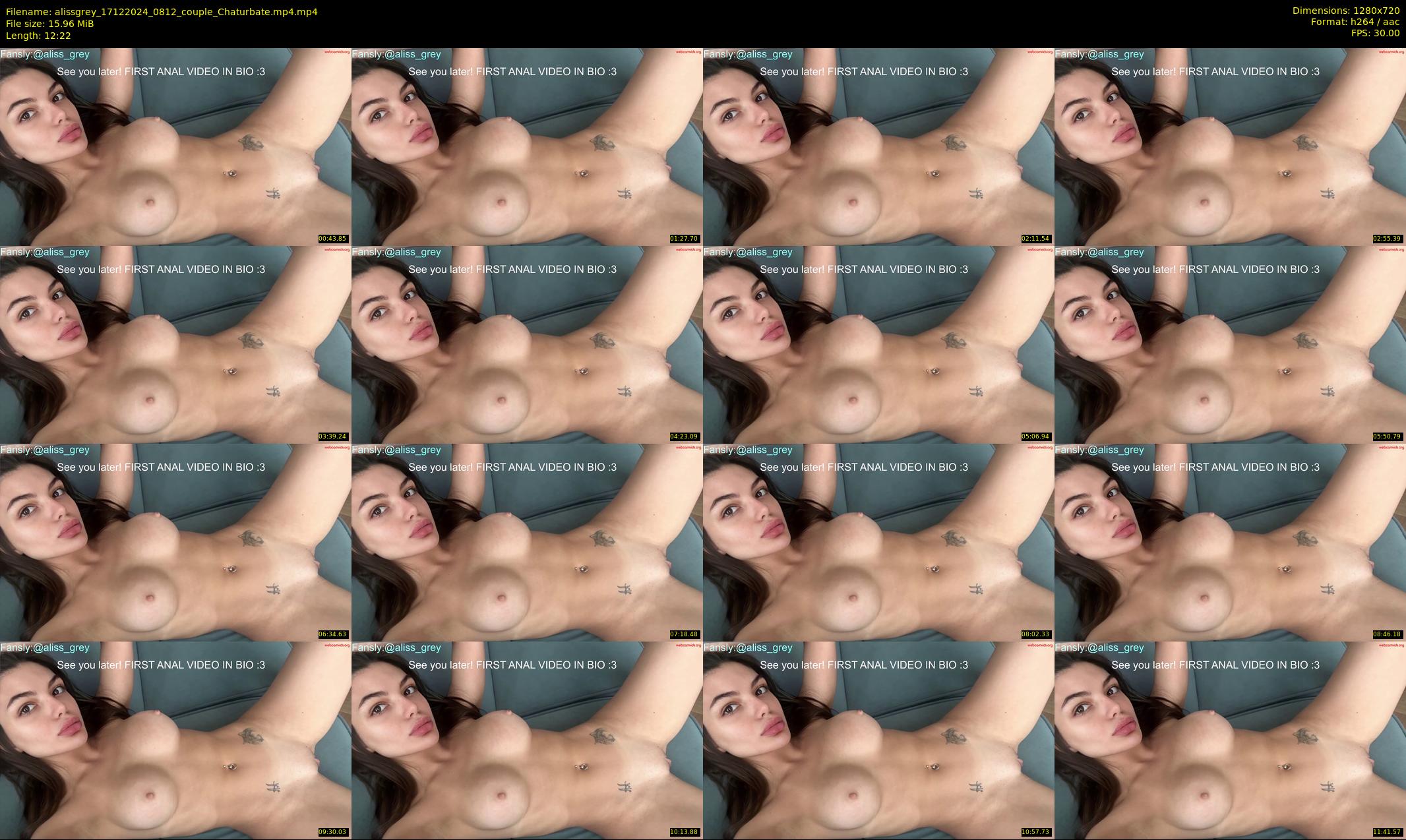 alissgrey — 13 minute Chaturbate couple cam show recording, 720p, Dec 17, 2024