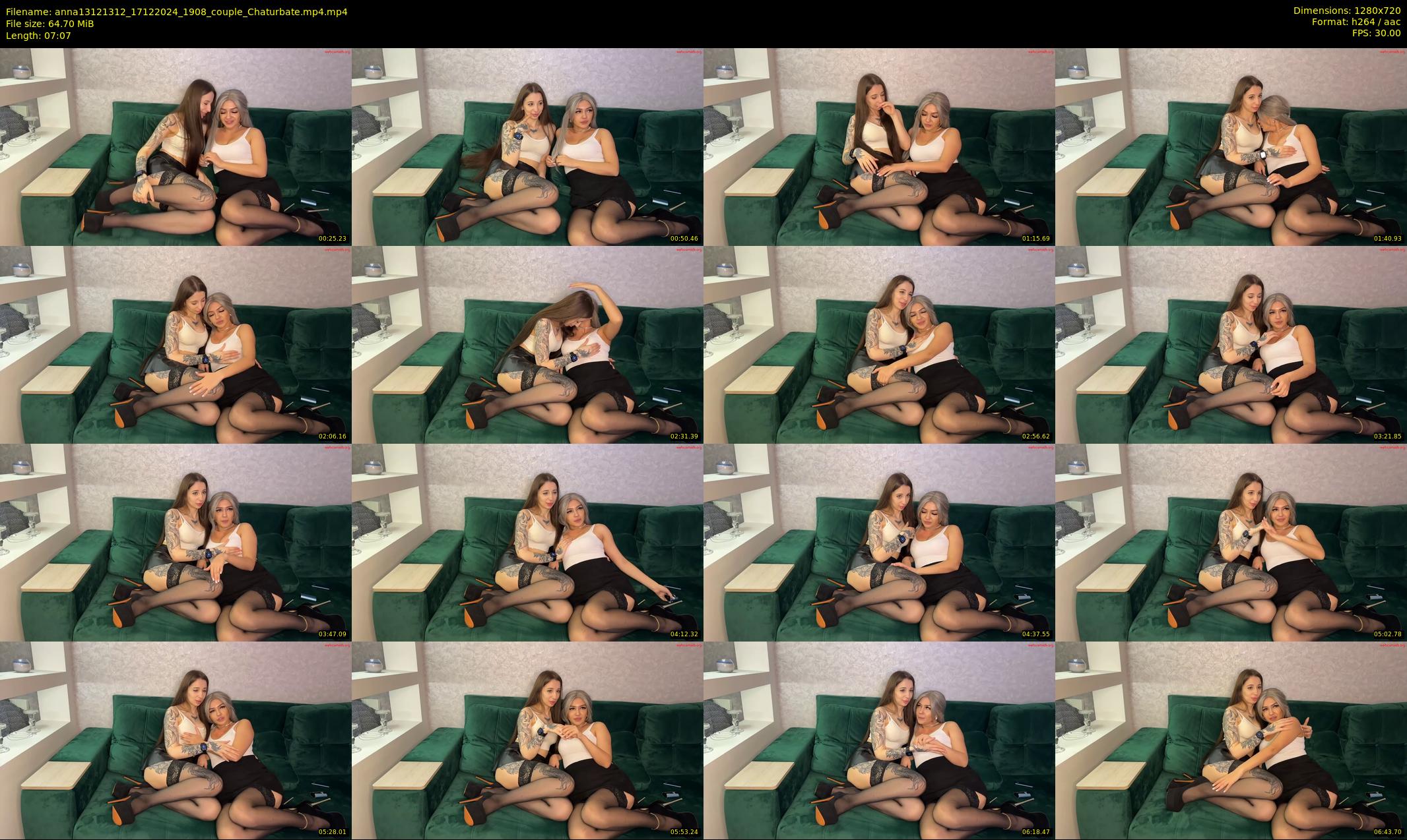 anna13121312 — 8 minute Chaturbate couple cam show recording, 720p, Dec 17, 2024