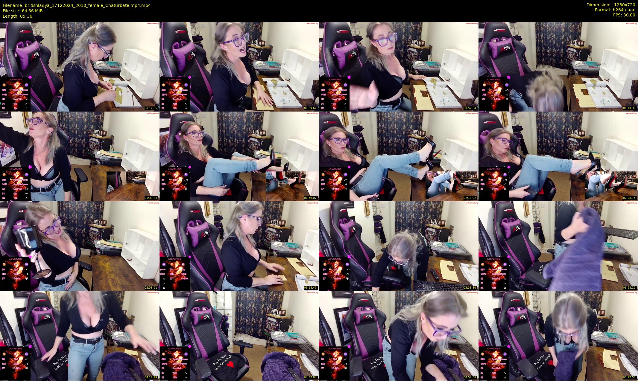 britishladya — 6 minute Chaturbate female cam show recording, 720p, Dec 17, 2024