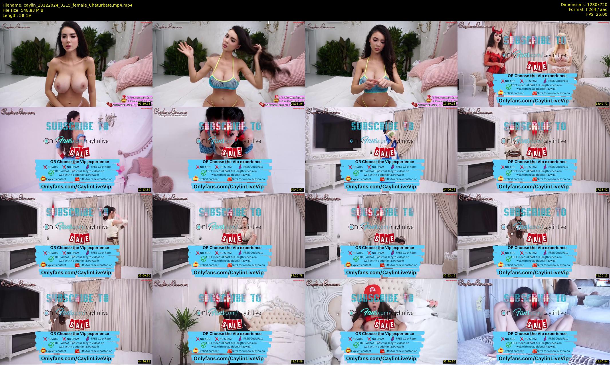 caylin — 59 minute Chaturbate female cam show recording, 720p, Dec 18, 2024