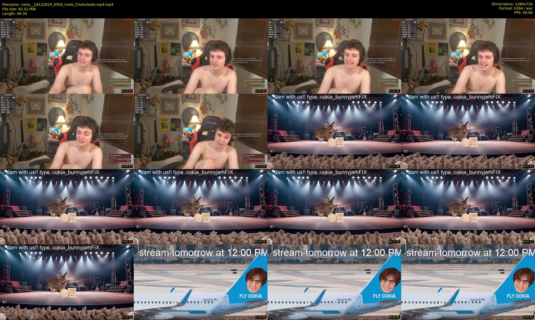 cokia_ — 10 minute Chaturbate male cam show recording, 720p, Dec 18, 2024