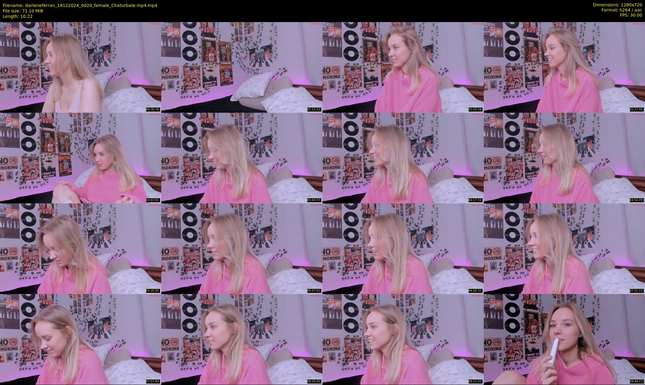 darleneferran — 11 minute Chaturbate female cam show recording, 720p, Dec 18, 2024