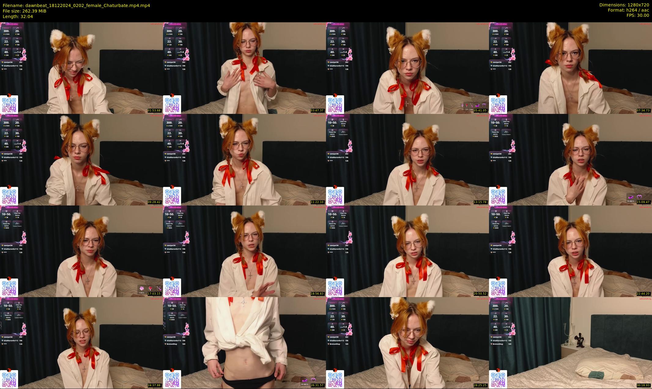 dawnbeat — 33 minute Chaturbate female cam show recording, 720p, Dec 18, 2024