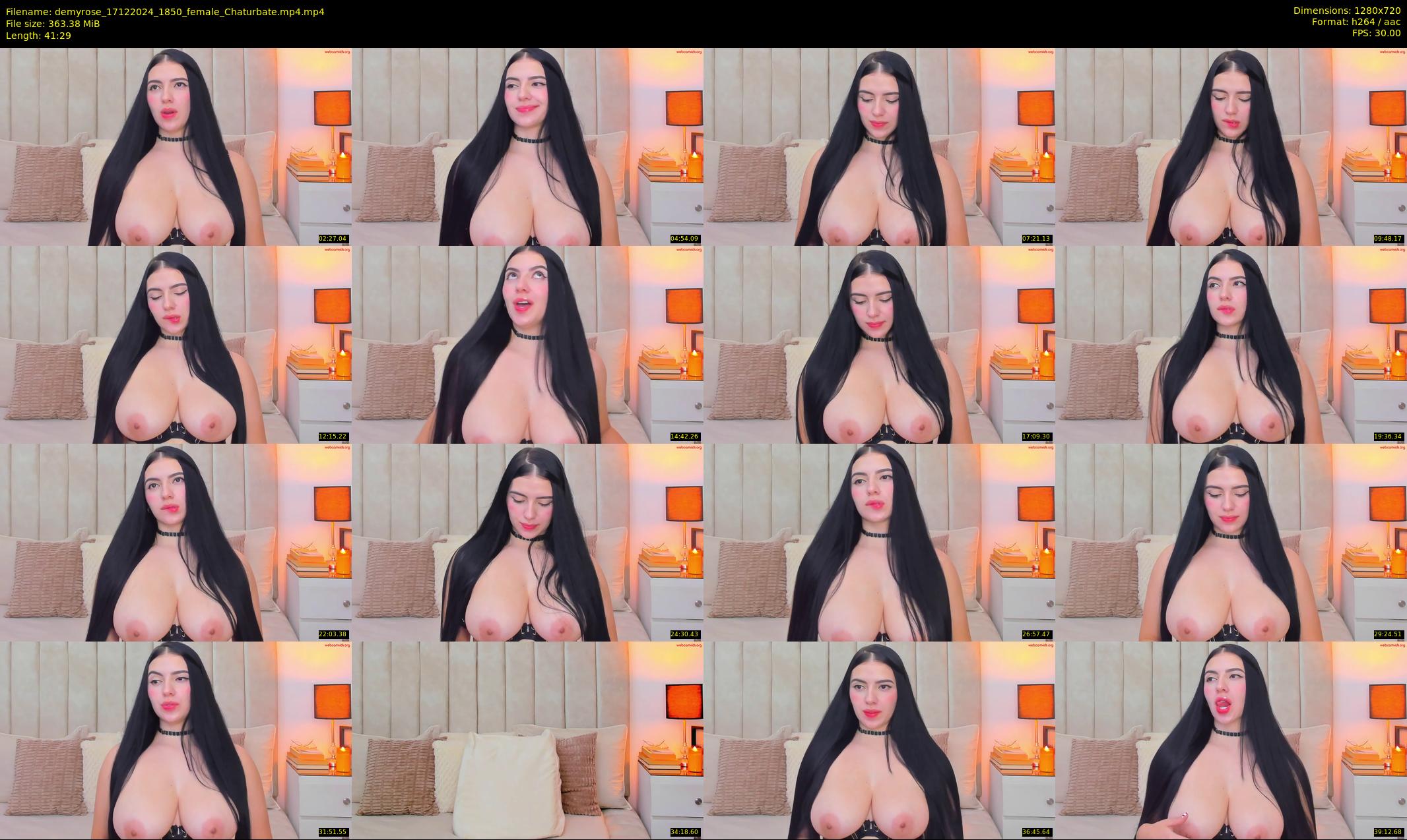 demyrose — 42 minute Chaturbate female cam show recording, 720p, Dec 17, 2024