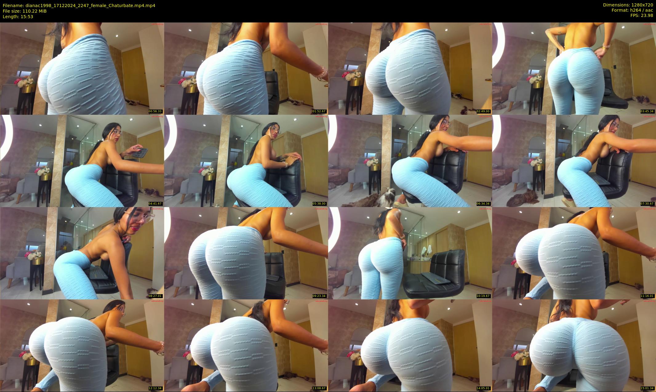 dianac1998 — 16 minute Chaturbate female cam show recording, 720p, Dec 17, 2024