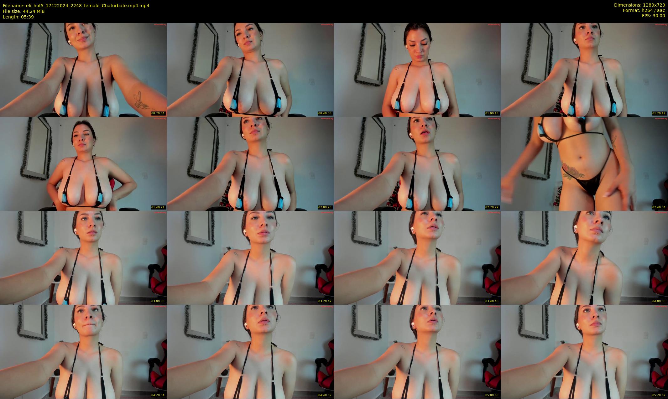 eli_hot5 — 6 minute Chaturbate female cam show recording, 720p, Dec 17, 2024