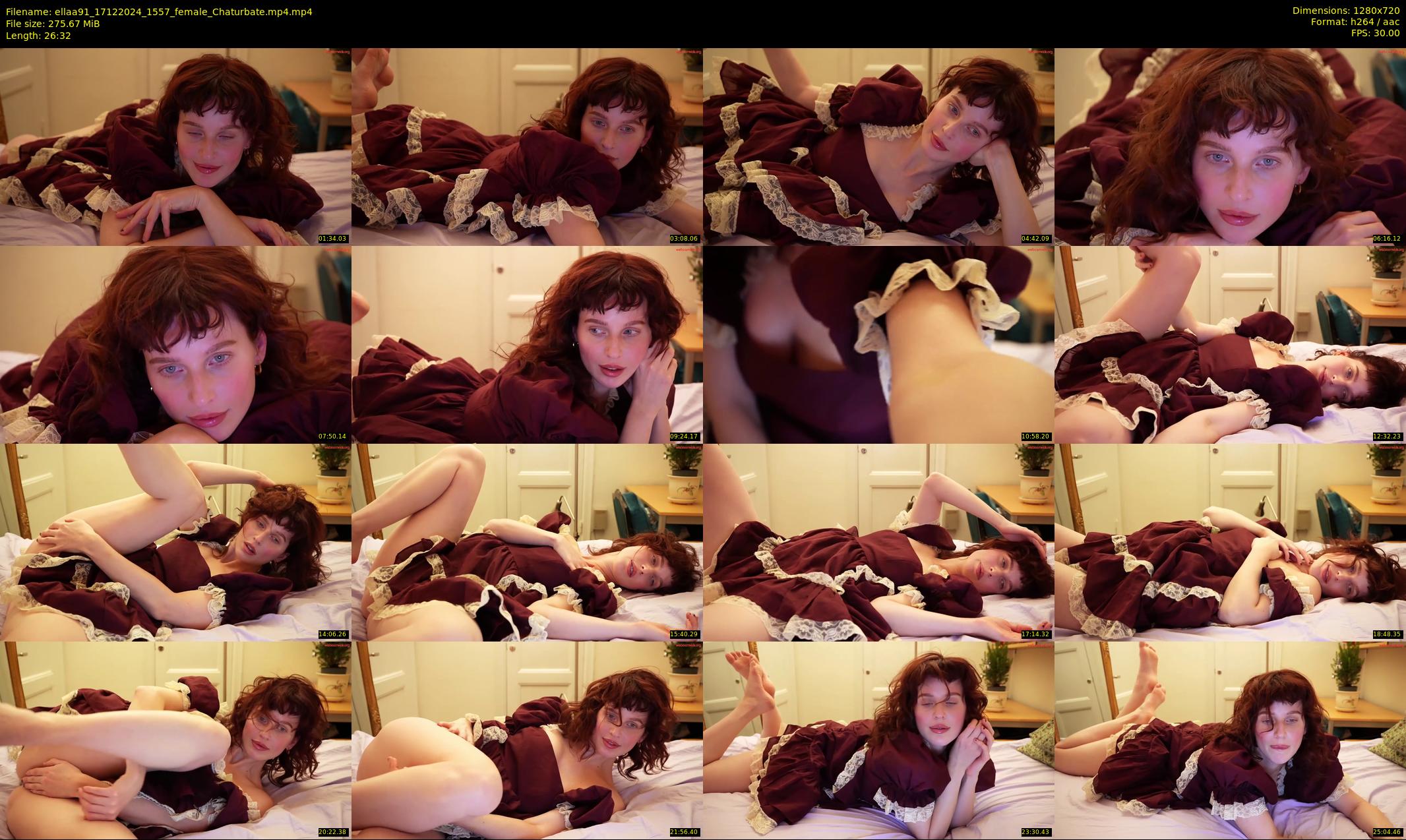 ellaa91 — 27 minute Chaturbate female cam show recording, 720p, Dec 17, 2024