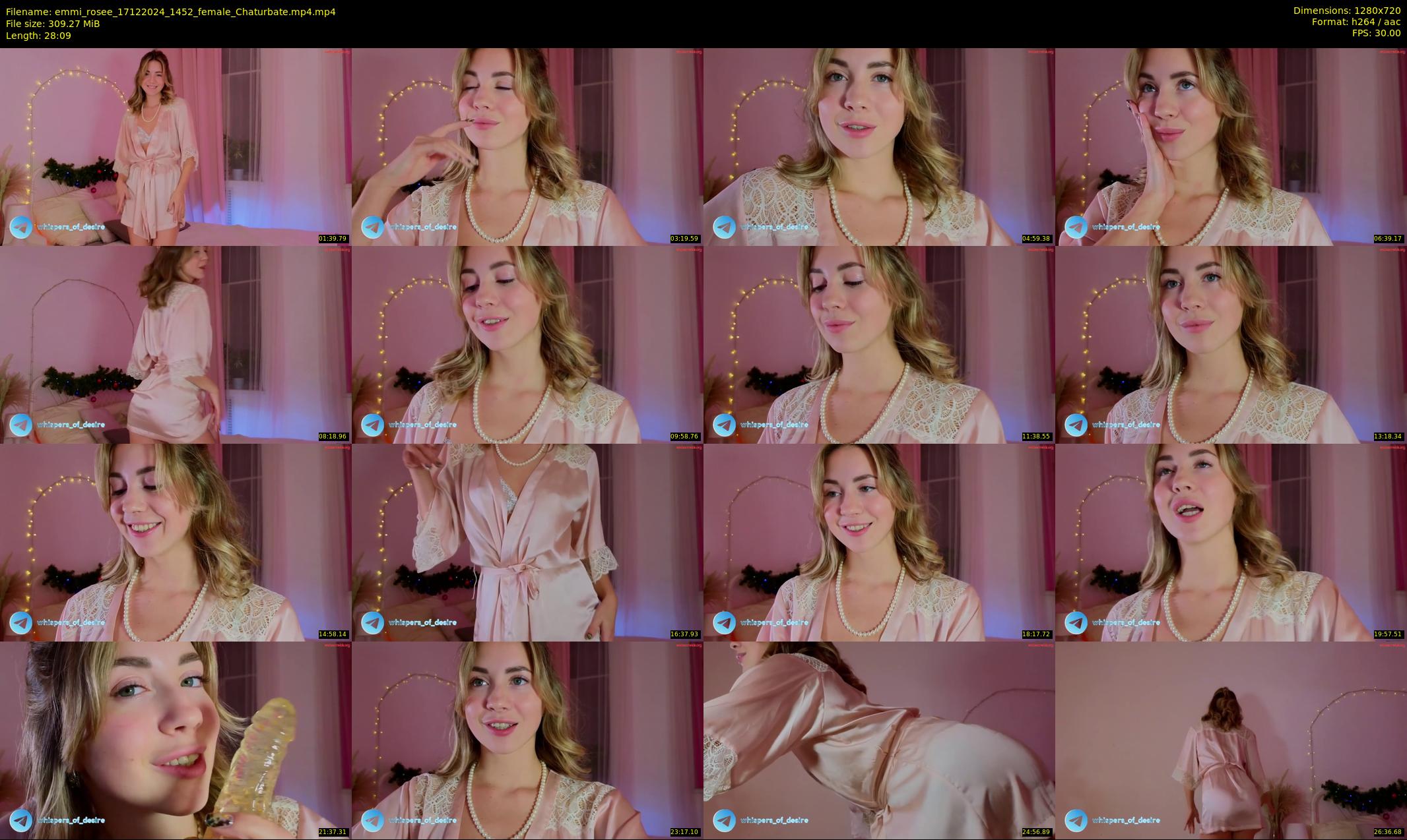 emmi_rosee — 29 minute Chaturbate female cam show recording, 720p, Dec 17, 2024
