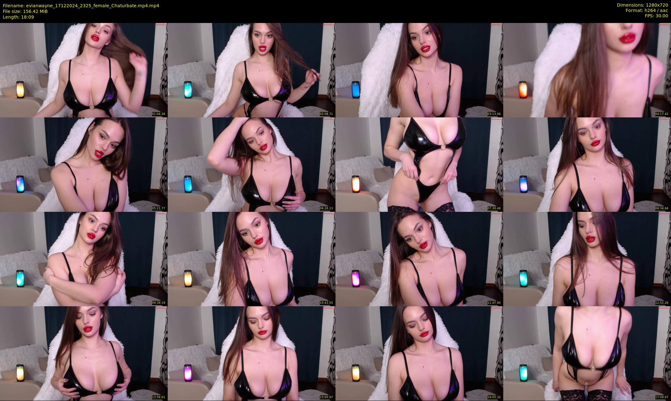 evianwayne — 19 minute Chaturbate female cam show recording, 720p, Dec 17, 2024