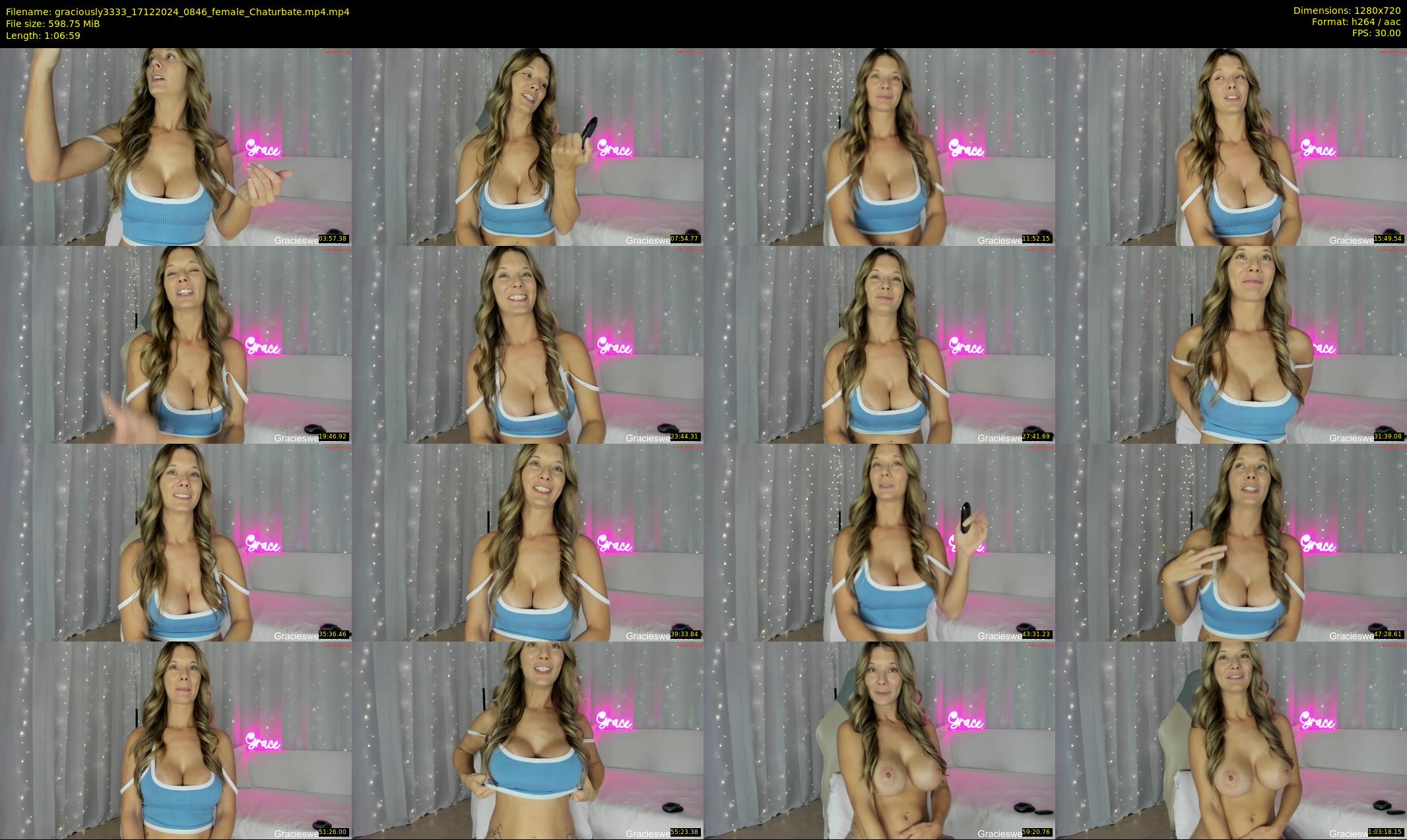 graciously3333 — 67 minute Chaturbate female cam show recording, 720p, Dec 17, 2024