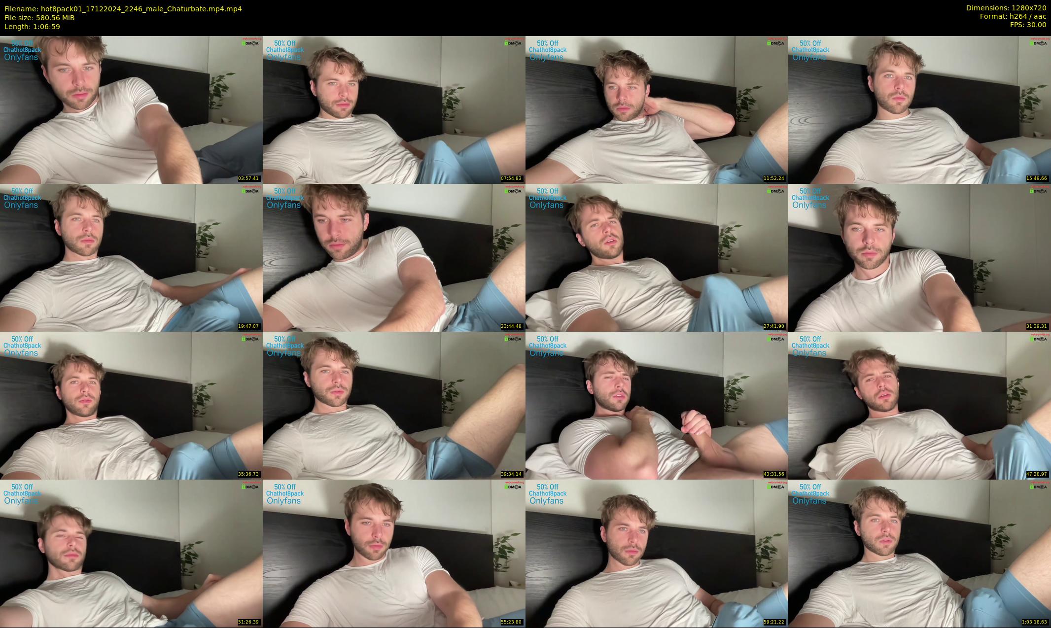 hot8pack01 — 67 minute Chaturbate male cam show recording, 720p, Dec 17, 2024