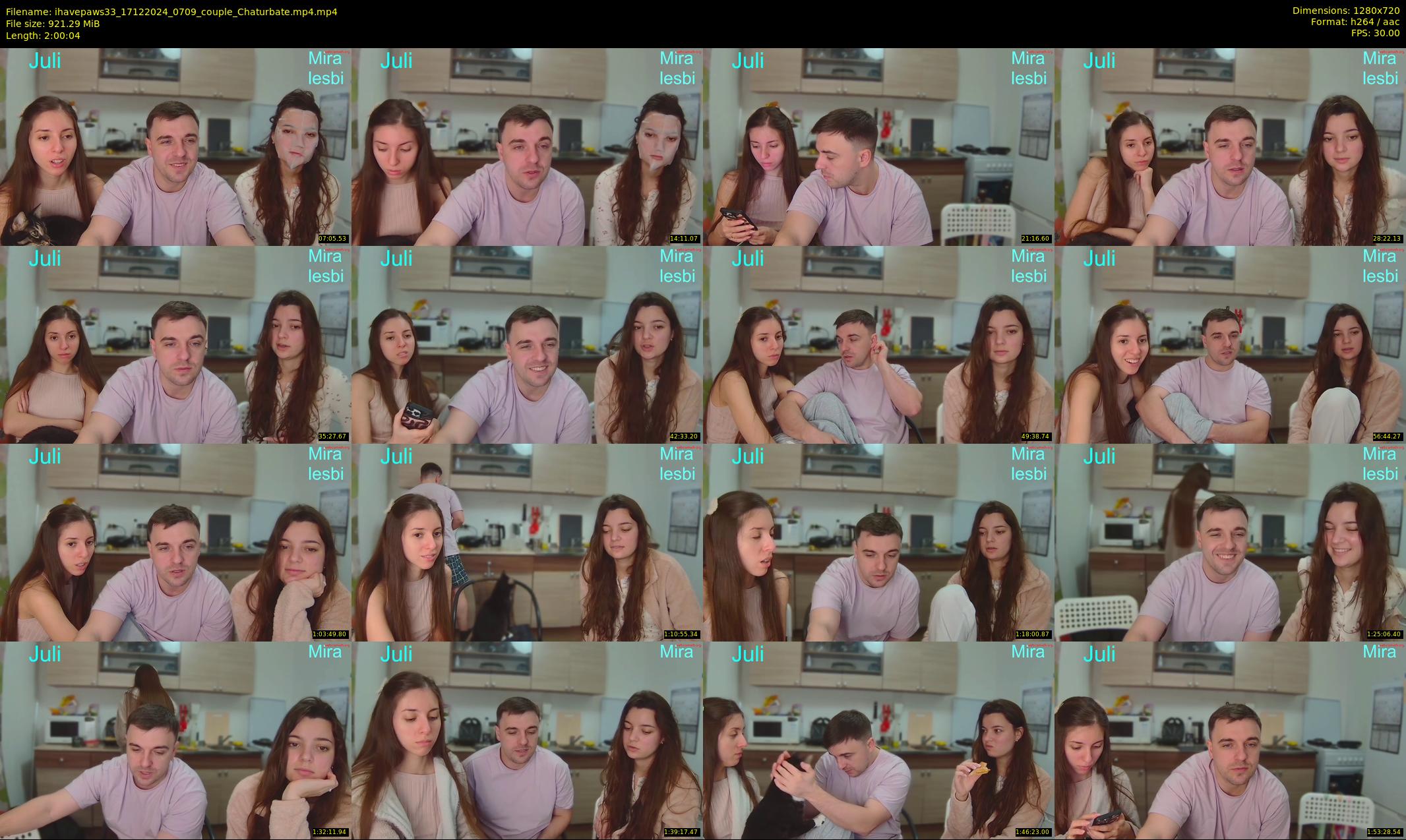 ihavepaws33 — 121 minute Chaturbate couple cam show recording, 720p, Dec 17, 2024