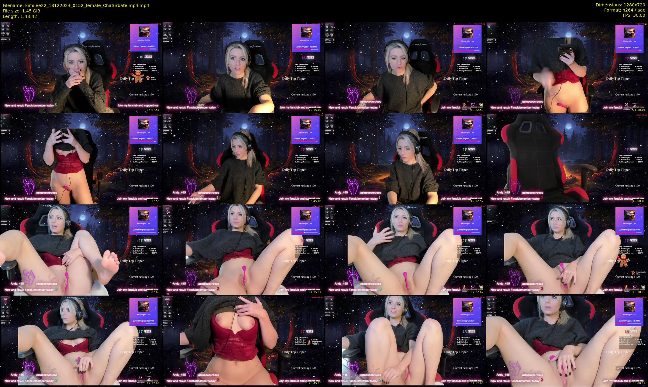 kimilee22 — 104 minute Chaturbate female cam show recording, 720p, Dec 18, 2024