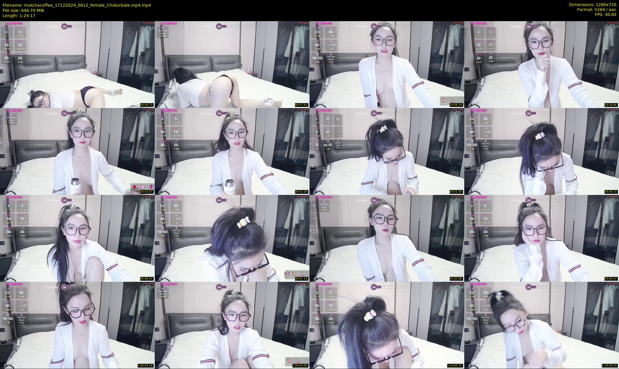 matchacoffee — 85 minute Chaturbate female cam show recording, 720p, Dec 17, 2024