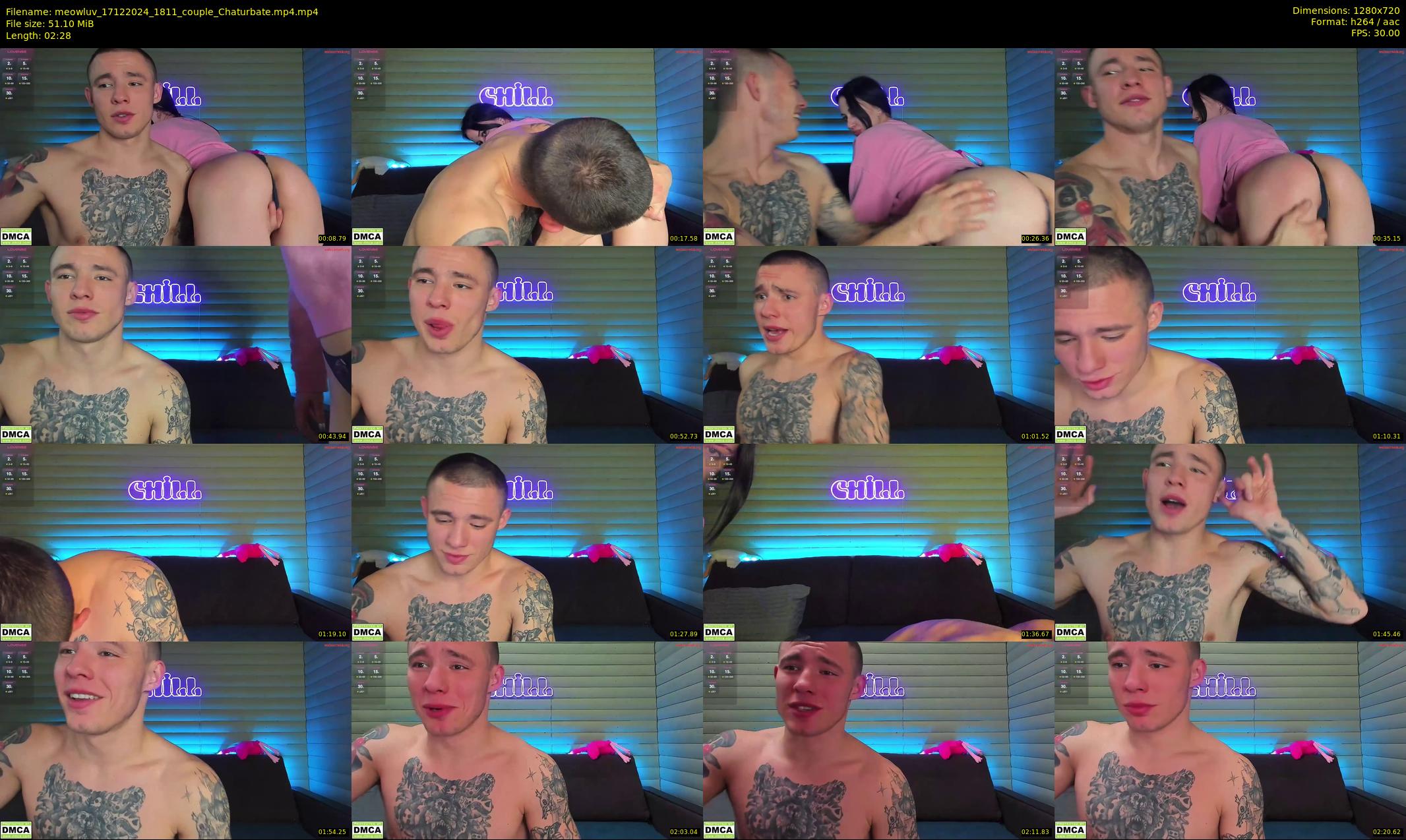 meowluv — 3 minute Chaturbate couple cam show recording, 720p, Dec 17, 2024