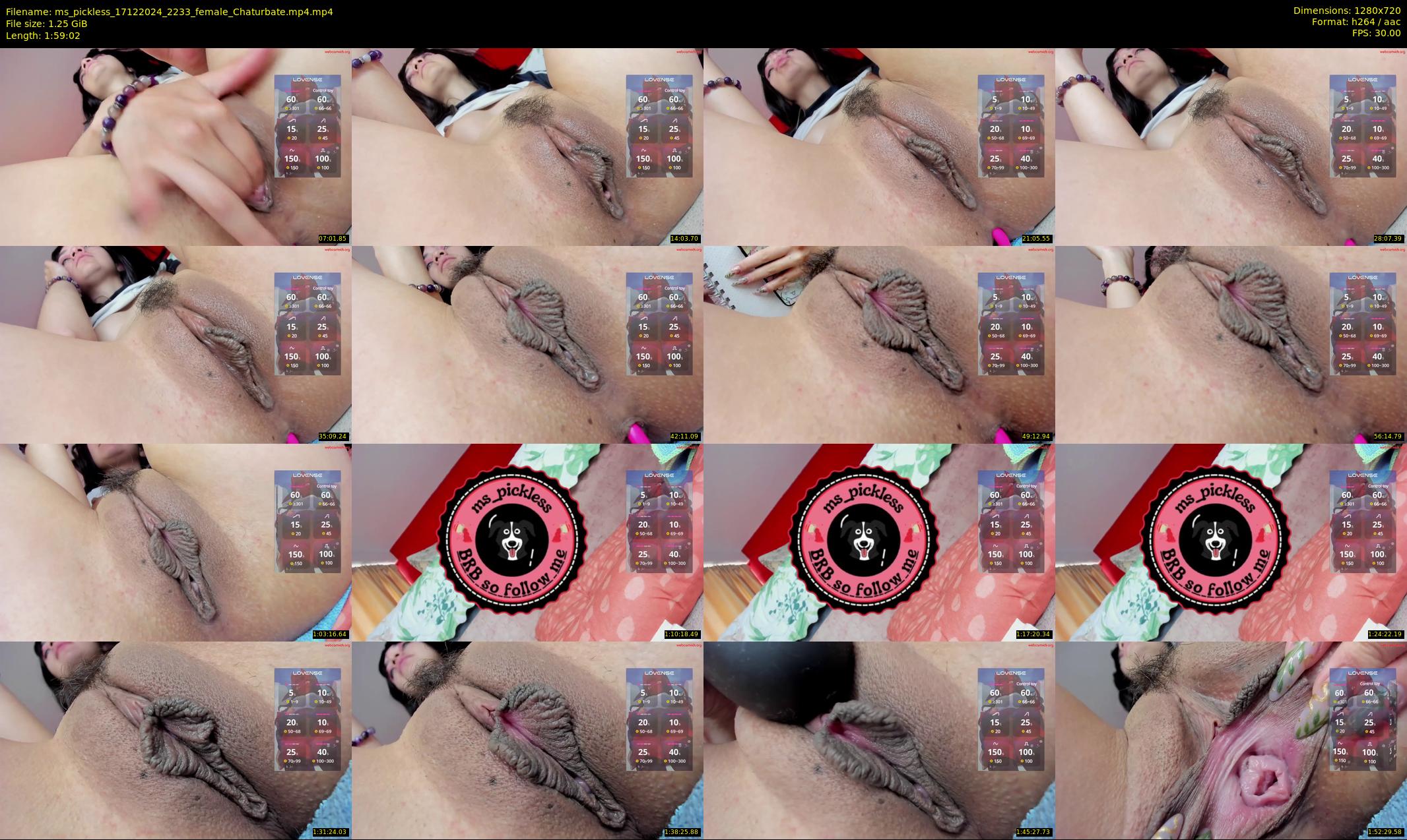 ms_pickless — 120 minute Chaturbate female cam show recording, 720p, Dec 17, 2024