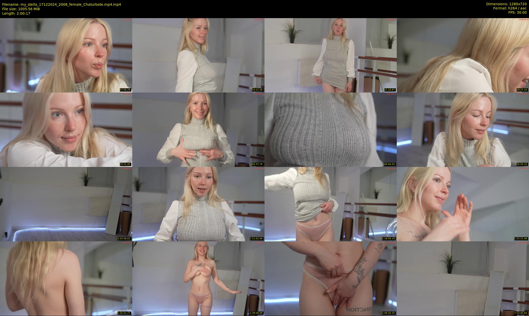 my_stella — 121 minute Chaturbate female cam show recording, 720p, Dec 17, 2024