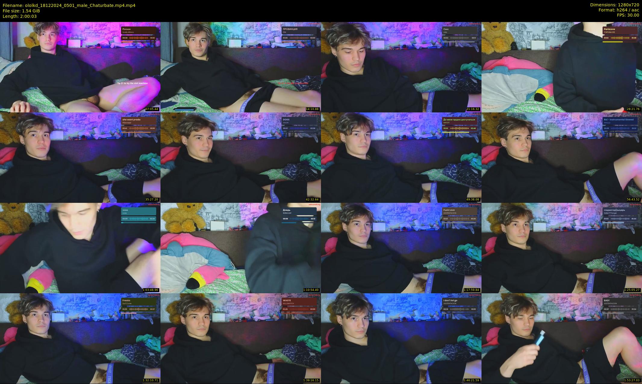 ololkd — 121 minute Chaturbate male cam show recording, 720p, Dec 18, 2024