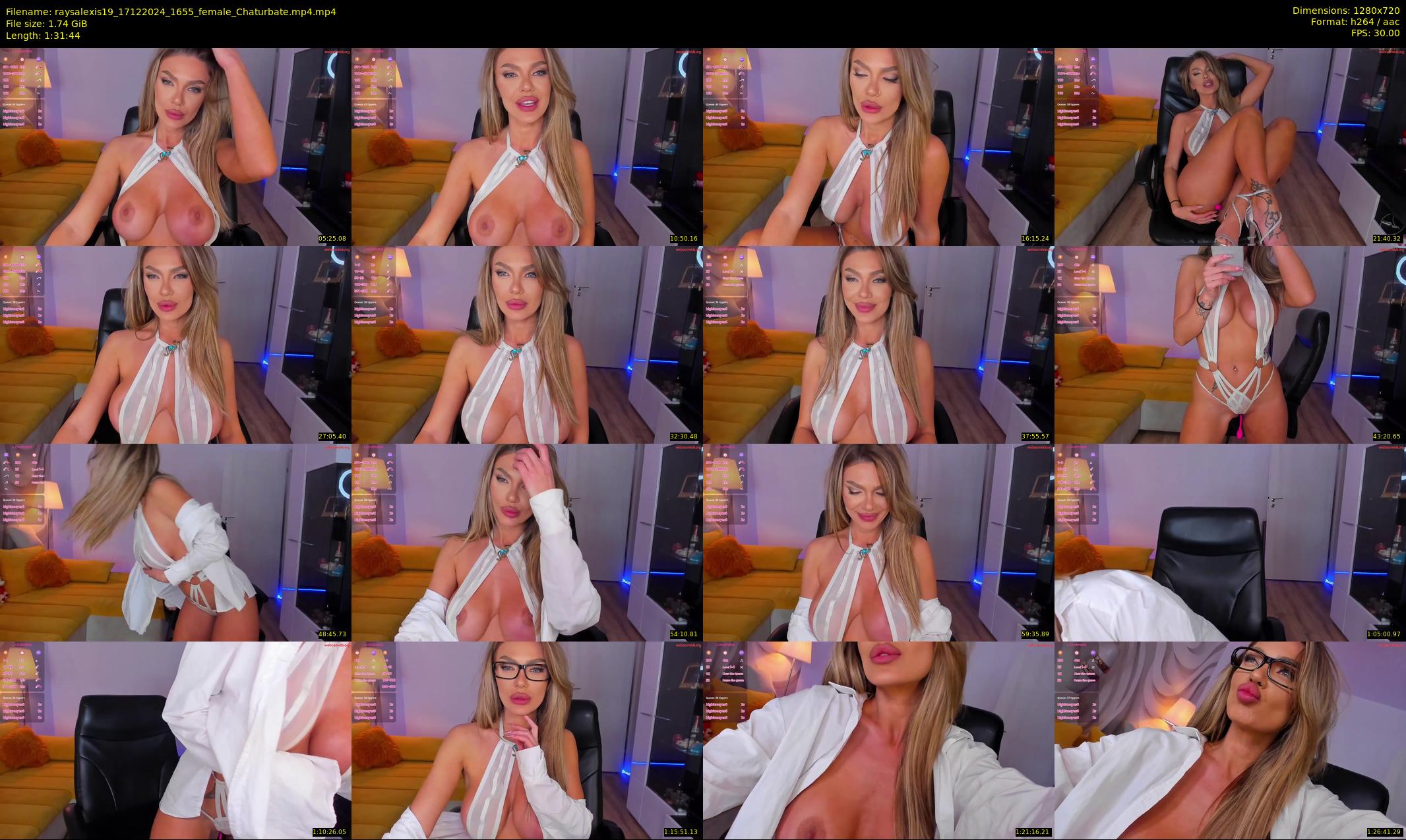 raysalexis19 — 92 minute Chaturbate female cam show recording, 720p, Dec 17, 2024