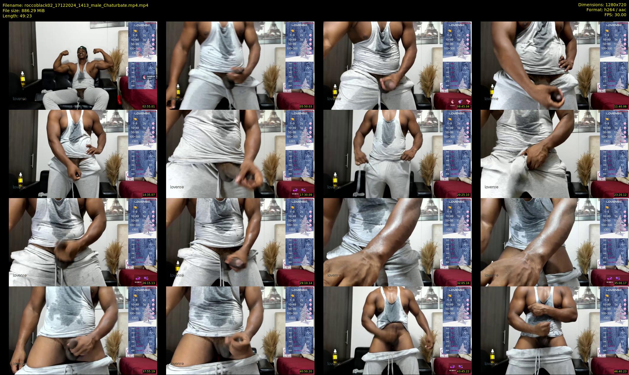roccoblack02 — 50 minute Chaturbate male cam show recording, 720p, Dec 17, 2024