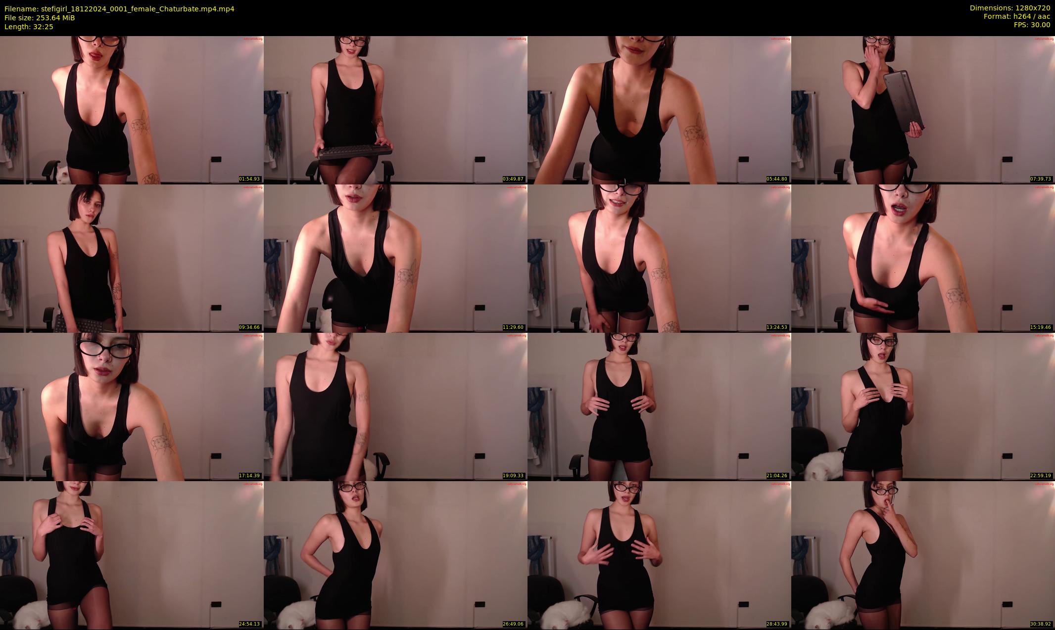stefigirl — 33 minute Chaturbate female cam show recording, 720p, Dec 18, 2024