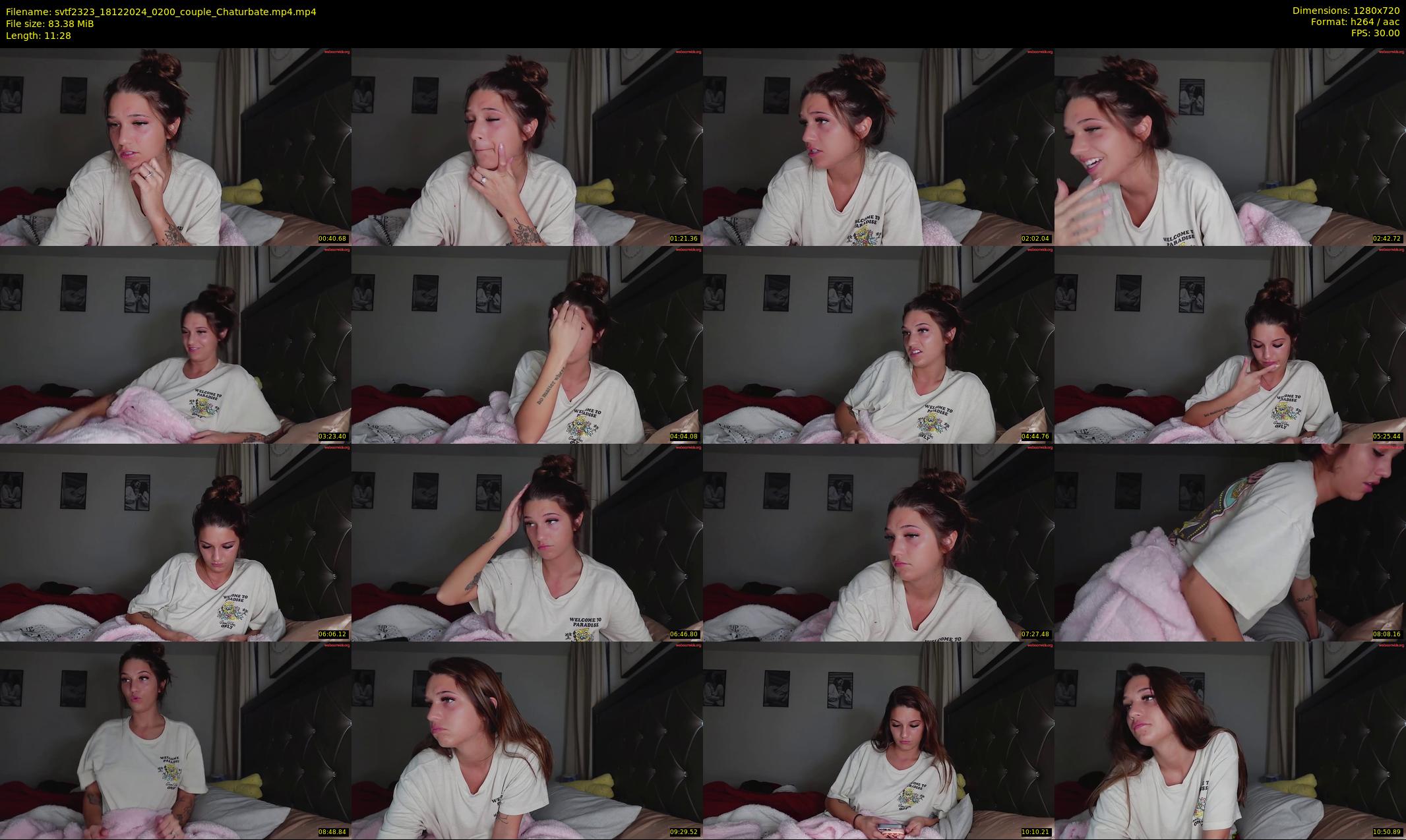 svtf2323 — 12 minute Chaturbate female cam show recording, 720p, Dec 18, 2024