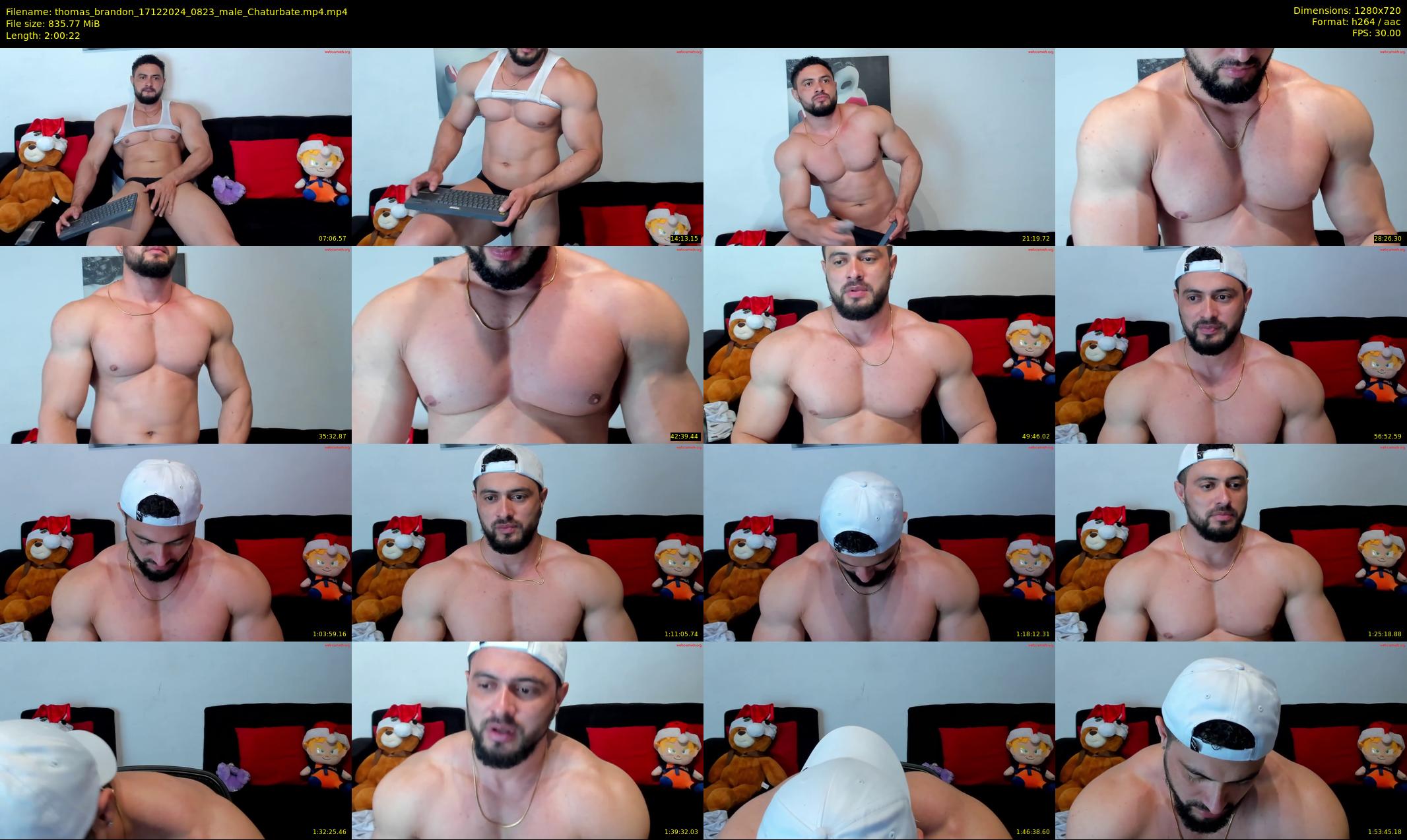 thomas_brandon — 121 minute Chaturbate male cam show recording, 720p, Dec 17, 2024