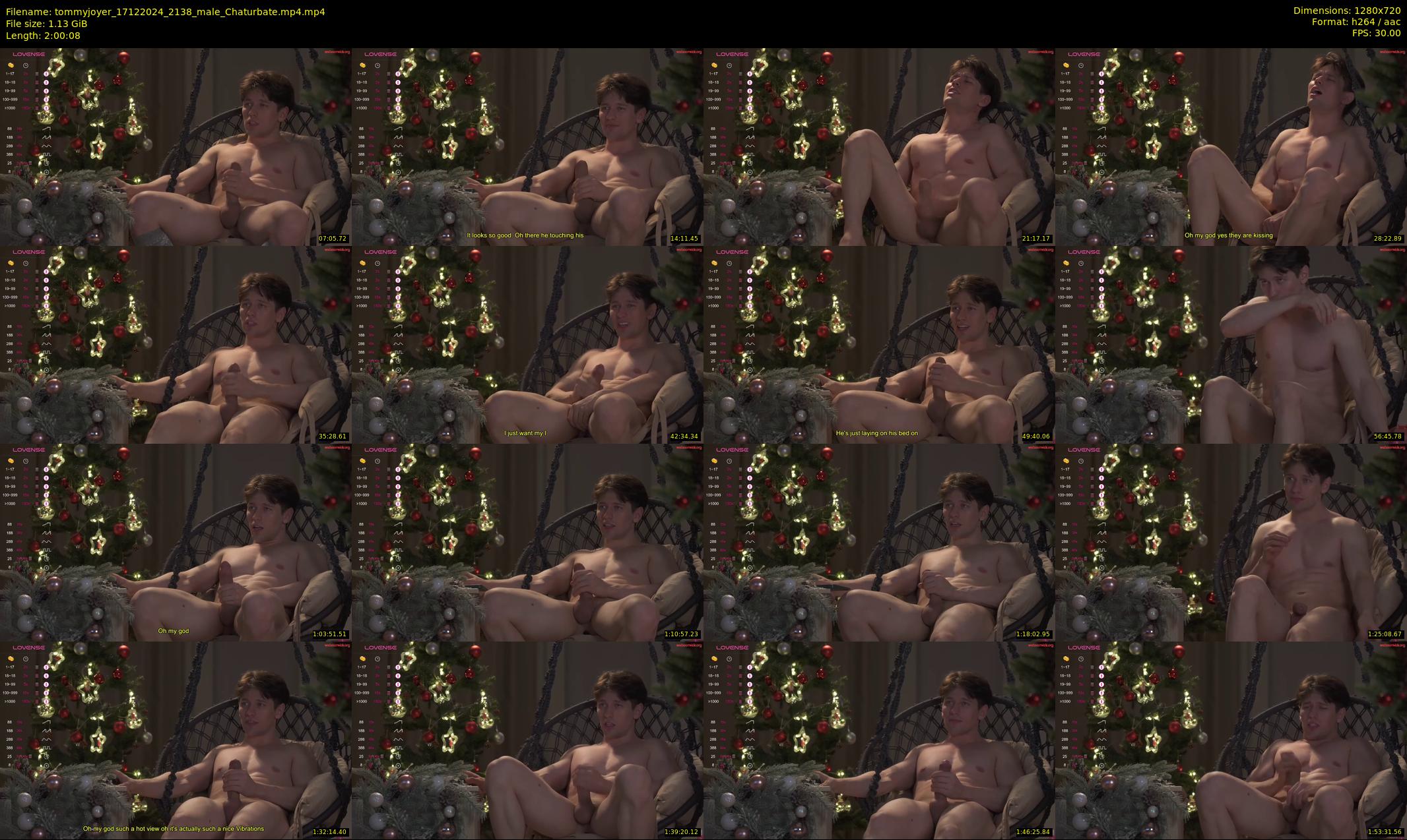 tommyjoyer — 121 minute Chaturbate male cam show recording, 720p, Dec 17, 2024
