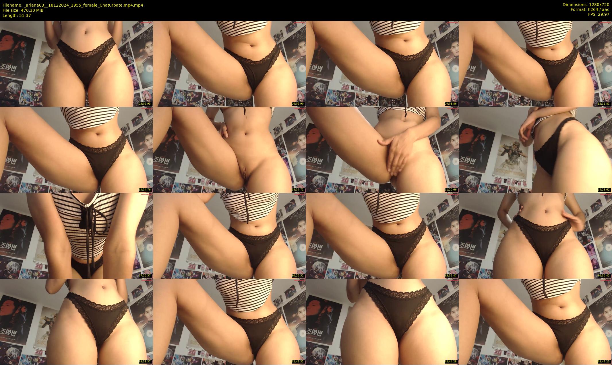 _ariana03_ — 52 minute Chaturbate female cam show recording, 720p, Dec 18, 2024