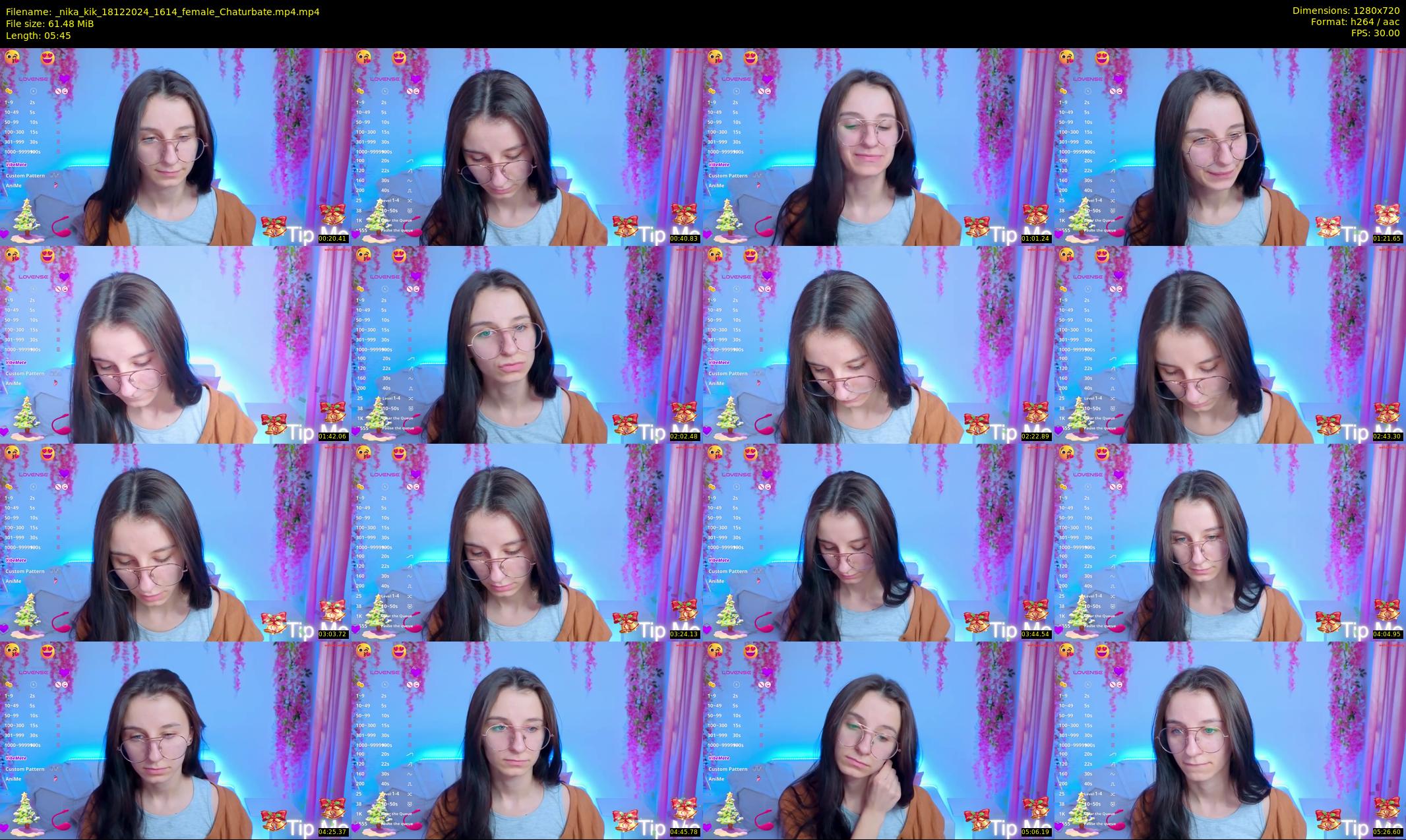 _nika_kik — 6 minute Chaturbate female cam show recording, 720p, Dec 18, 2024