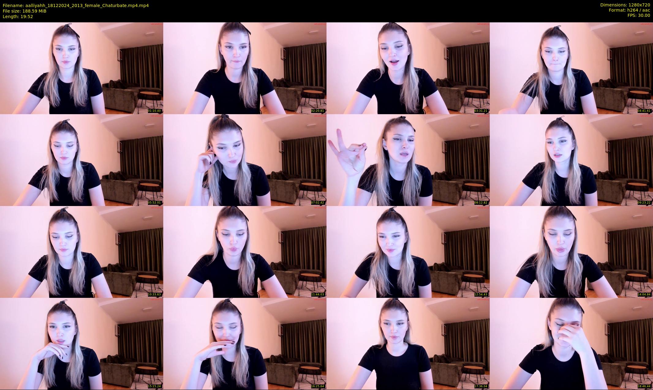 aalliyahh — 20 minute Chaturbate female cam show recording, 720p, Dec 18, 2024