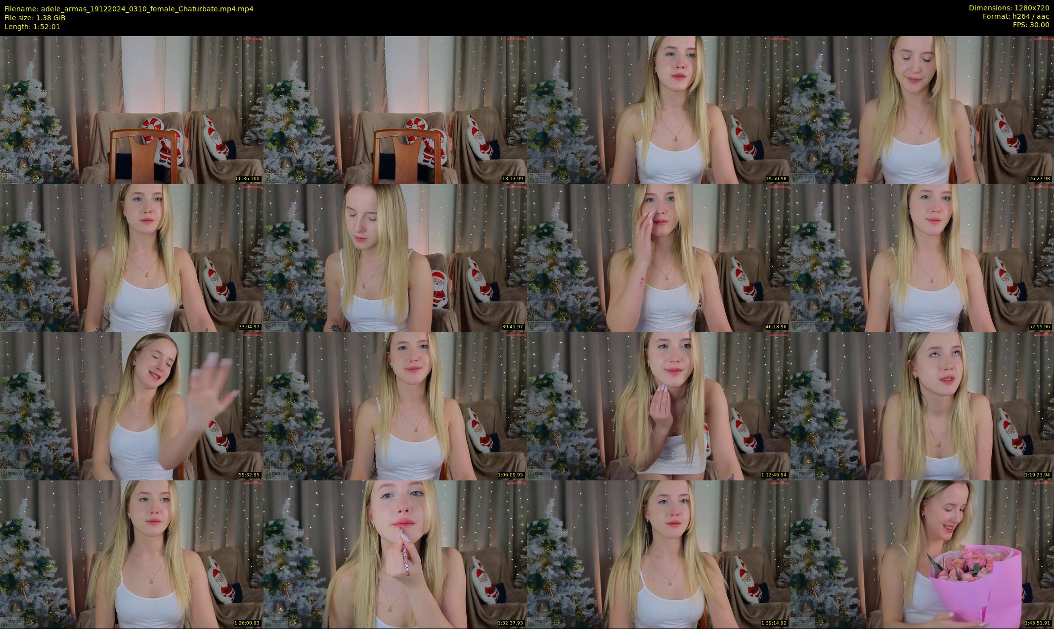 adele_armas — 113 minute Chaturbate female cam show recording, 720p, Dec 19, 2024